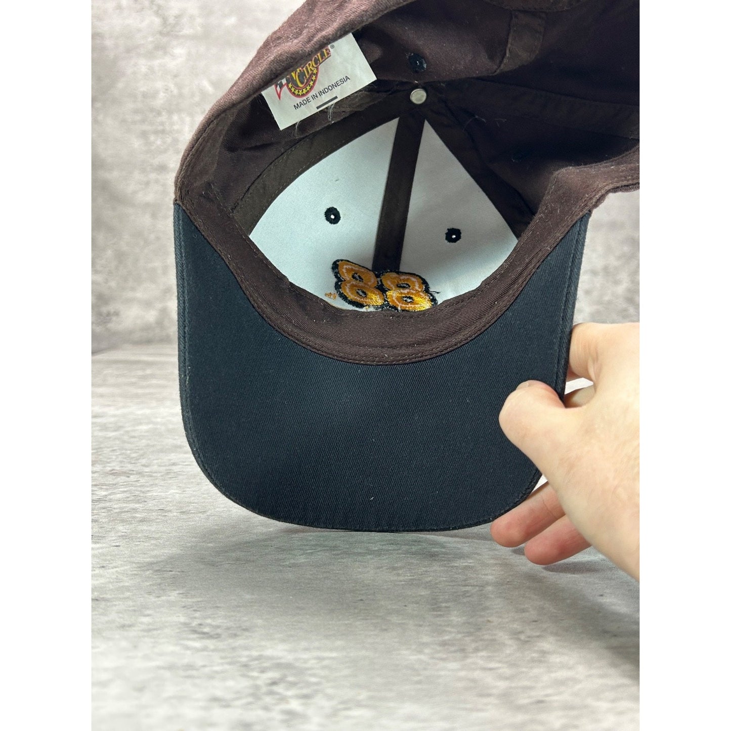 Vintage Dale Jarrett UPS Racing Embroidered Nascar Strapback Hat OSFA