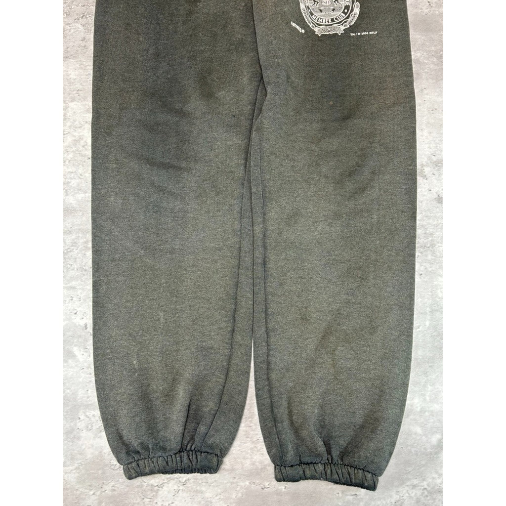 Vintage 90s Oakland Raiders NFL Graphic Logo Football Sweat Pants Size Medium