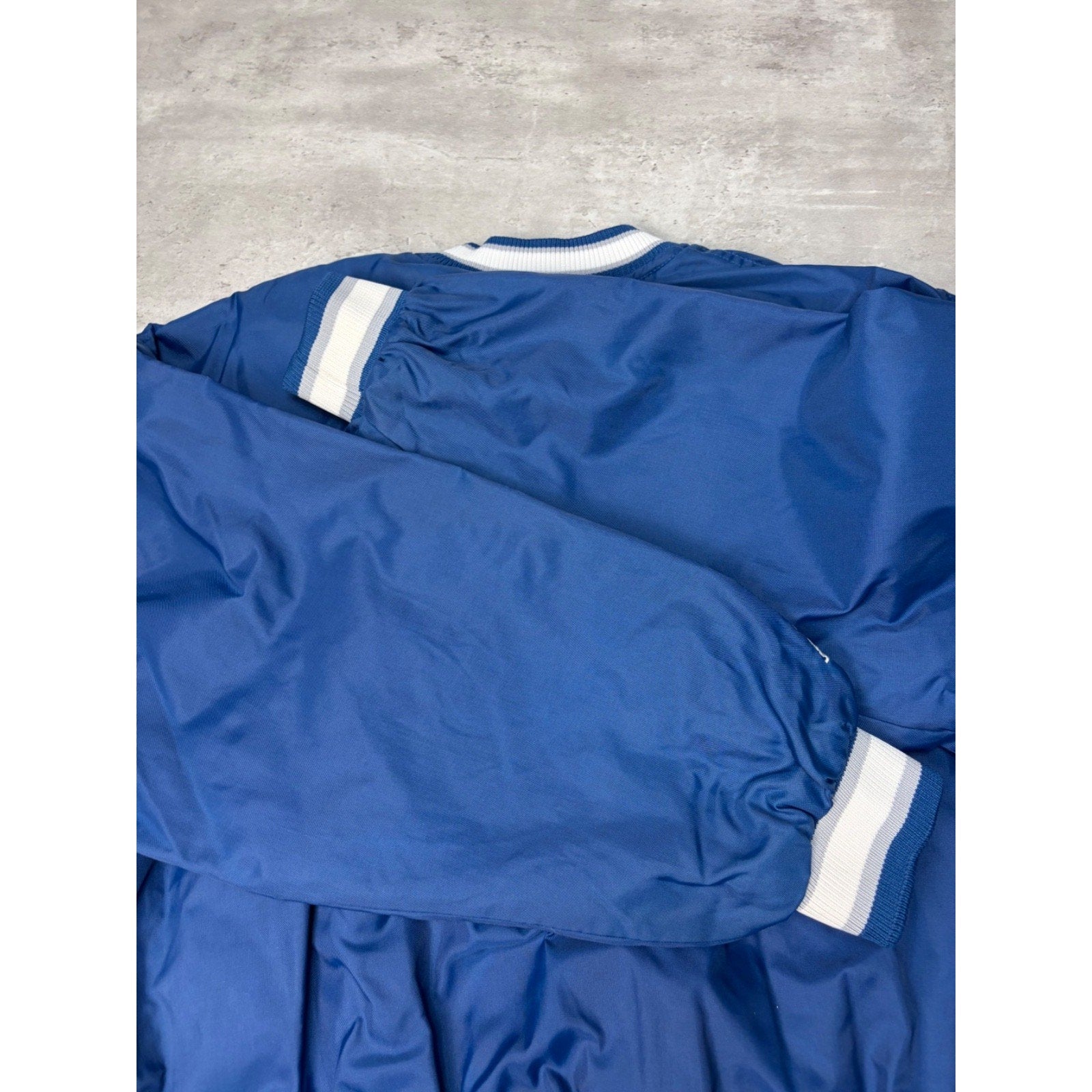 VTG 90s Emmitt Smith #22 Dallas Cowboys NFL Starter Windbreaker Jacket Sz Large