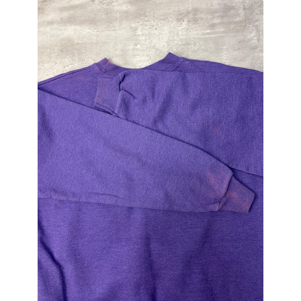 Vintage 90s Western Mustangs NCAA Embroidered Spellout Sweatshirt Size Medium