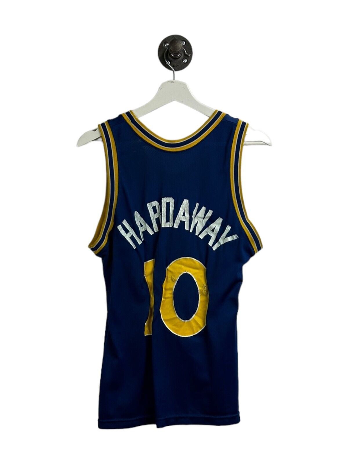 Vintage 90s Tim Hardaway #10 Golden State Warriors NBA Champion Jersey Sz Small