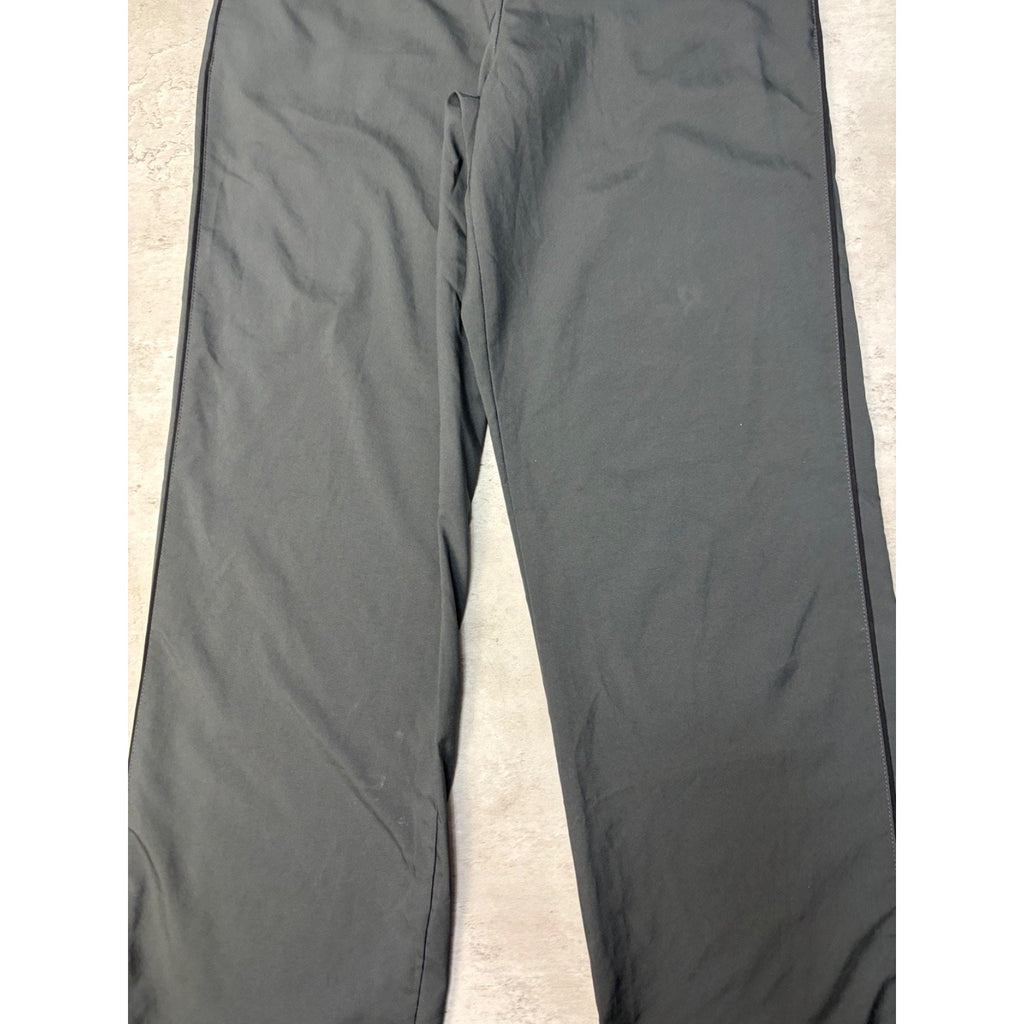 Nike Fit Embroidered Swoosh Spellout Logo Nylon Track Pants Size Medium YOUTH