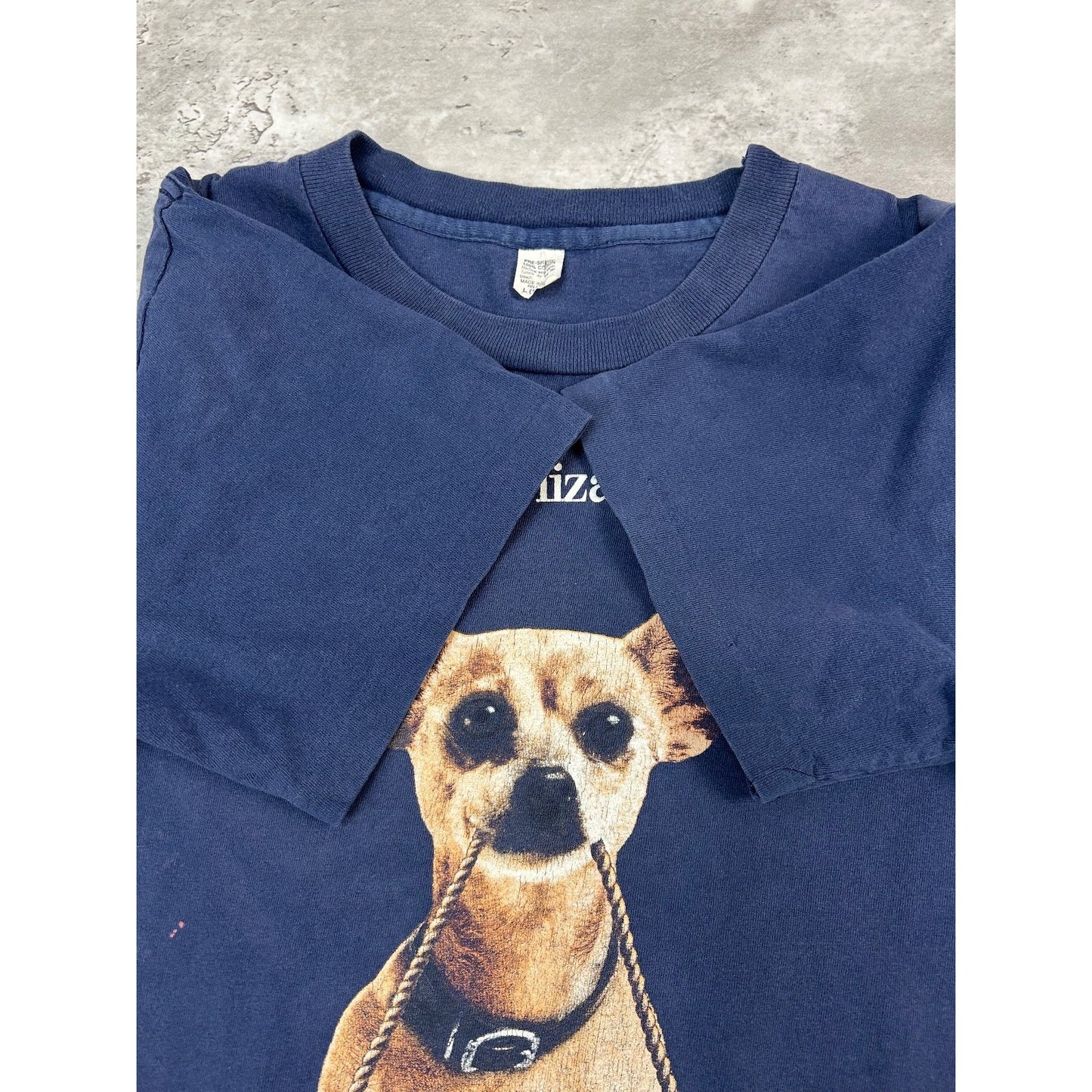 Vintage 90s Taco Bell Here Lizard Lizard Chihuahua Graphic T-Shirt Size L YOUTH