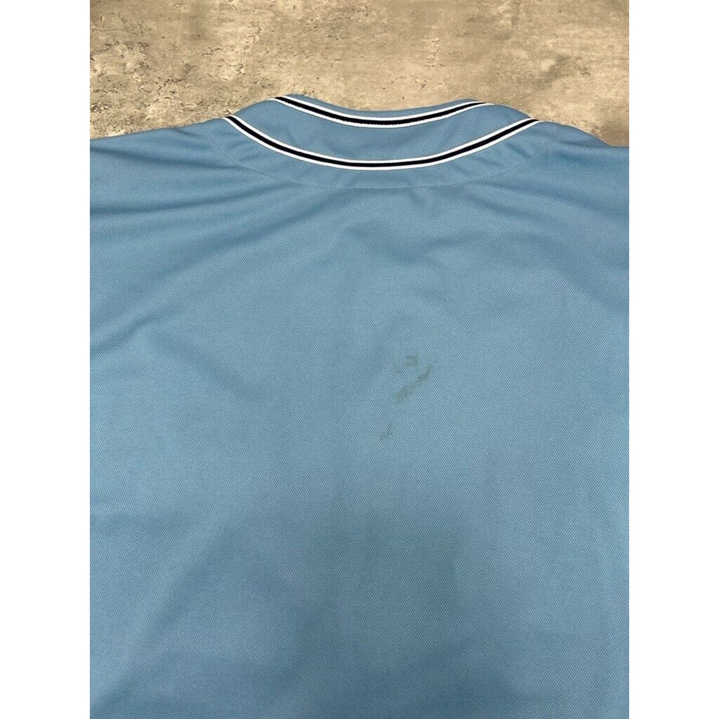 Vintage UNC Tarheels NCAA Tailsweep Script Spell Out Baseball Jersey Size XL