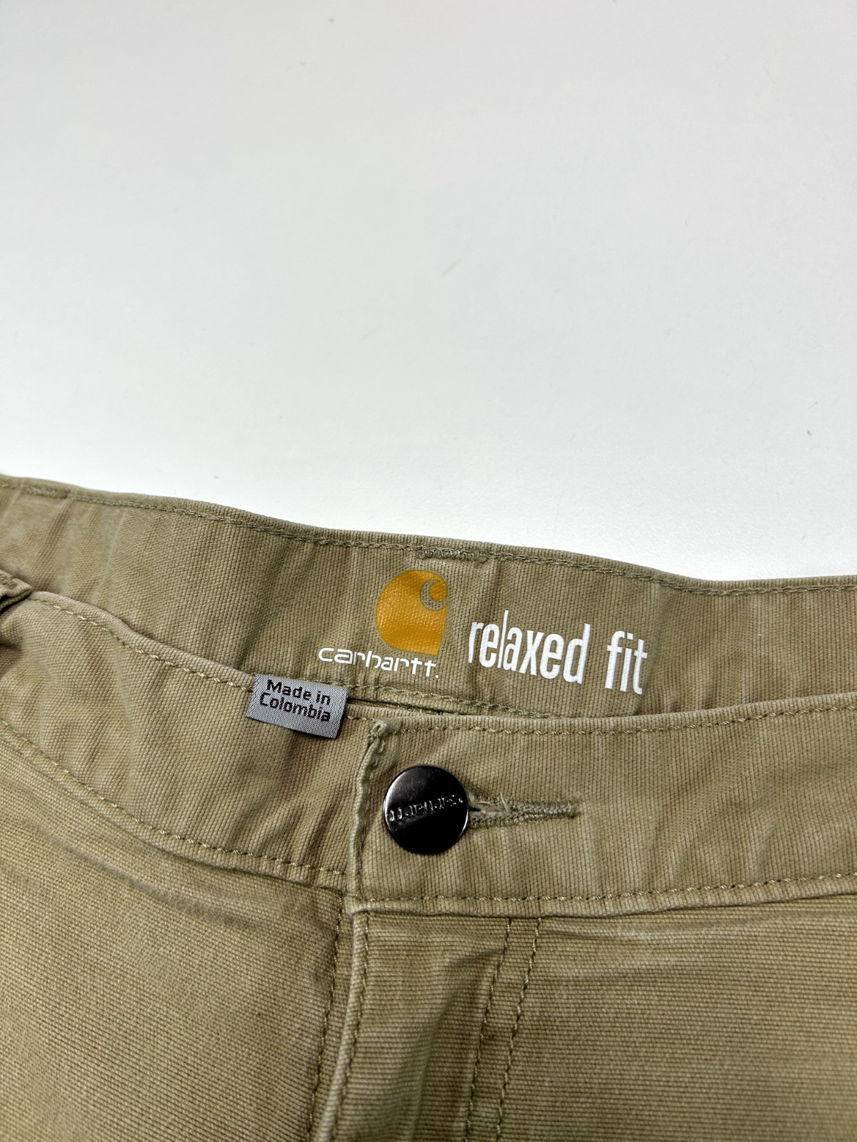 Carhartt Relaxed Fit Canvas Workwear Five Pocket Pants Size 34