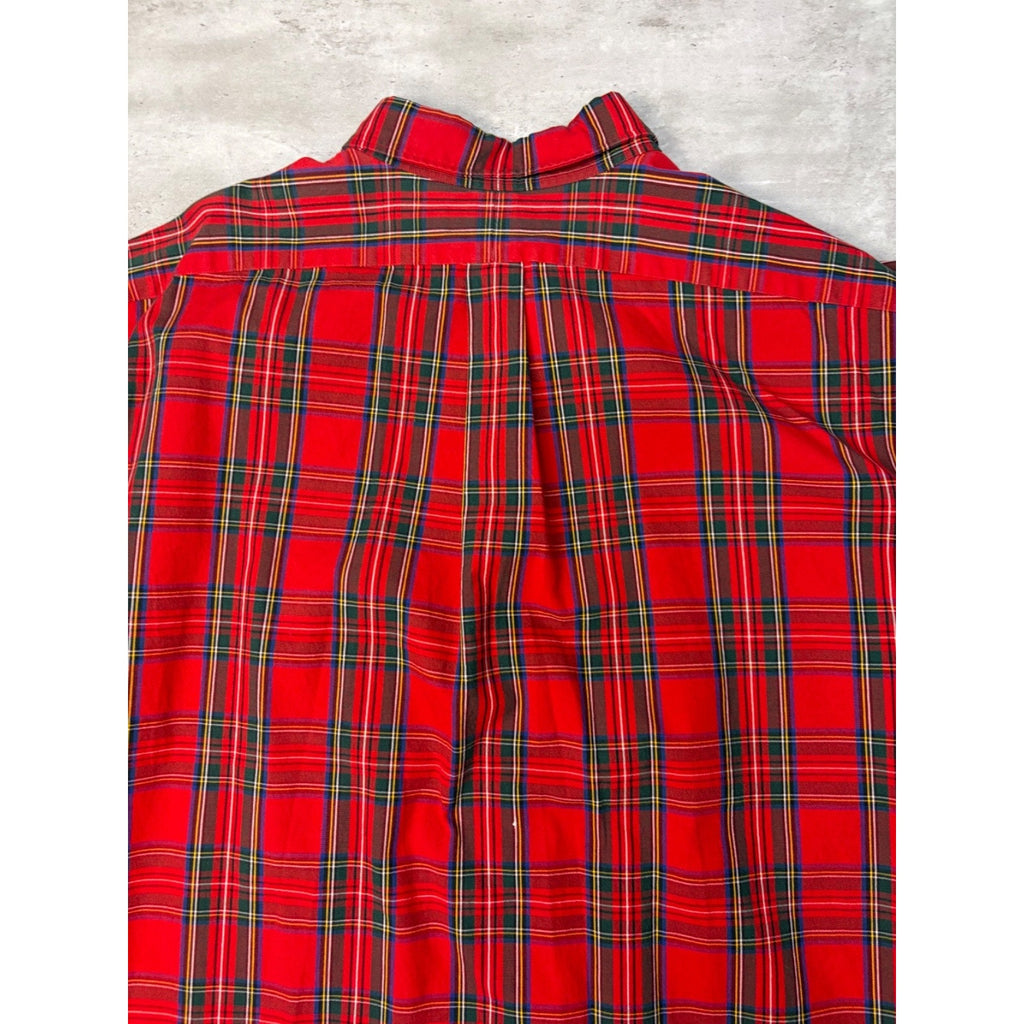 Vintage Polo Ralph Lauren Embroidered Pony Cropped Button Up Shirt Size 2XL
