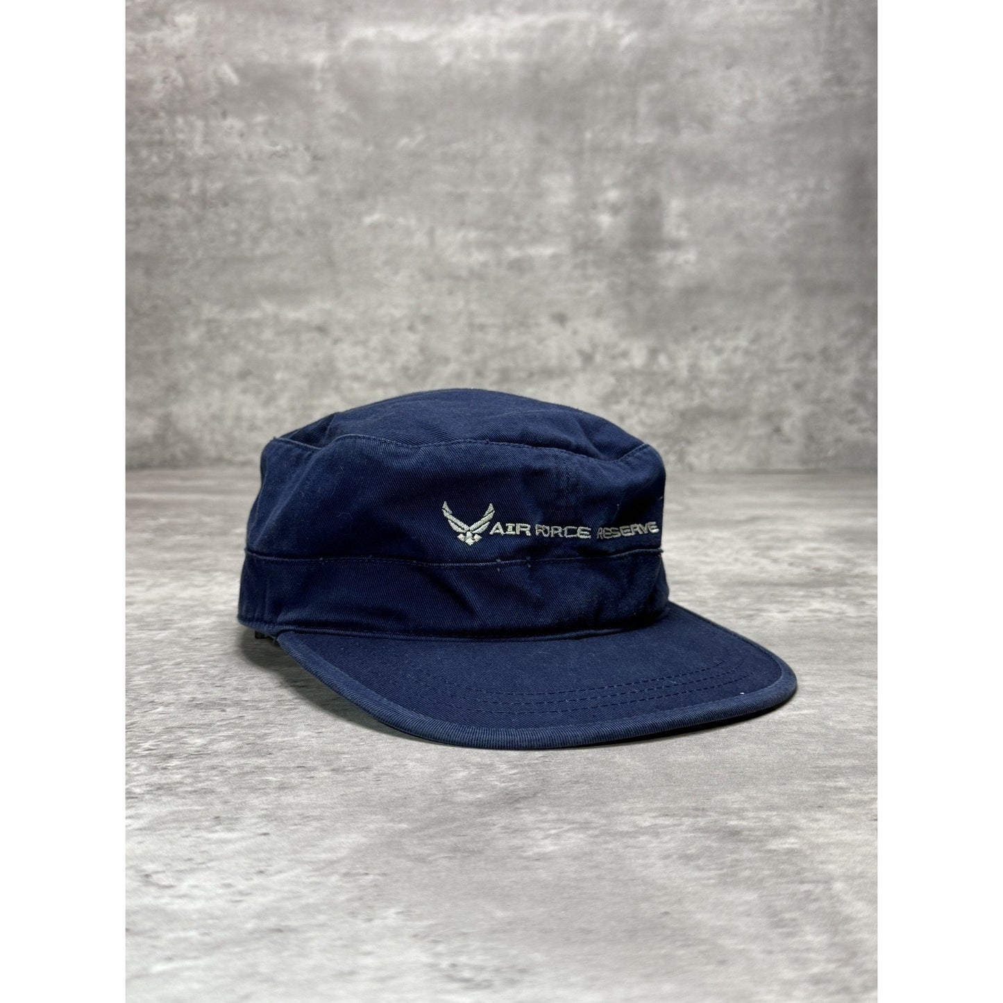 Vintage US Air Force Reserve Embroidered Spellout Strapback Military Hat OSFA