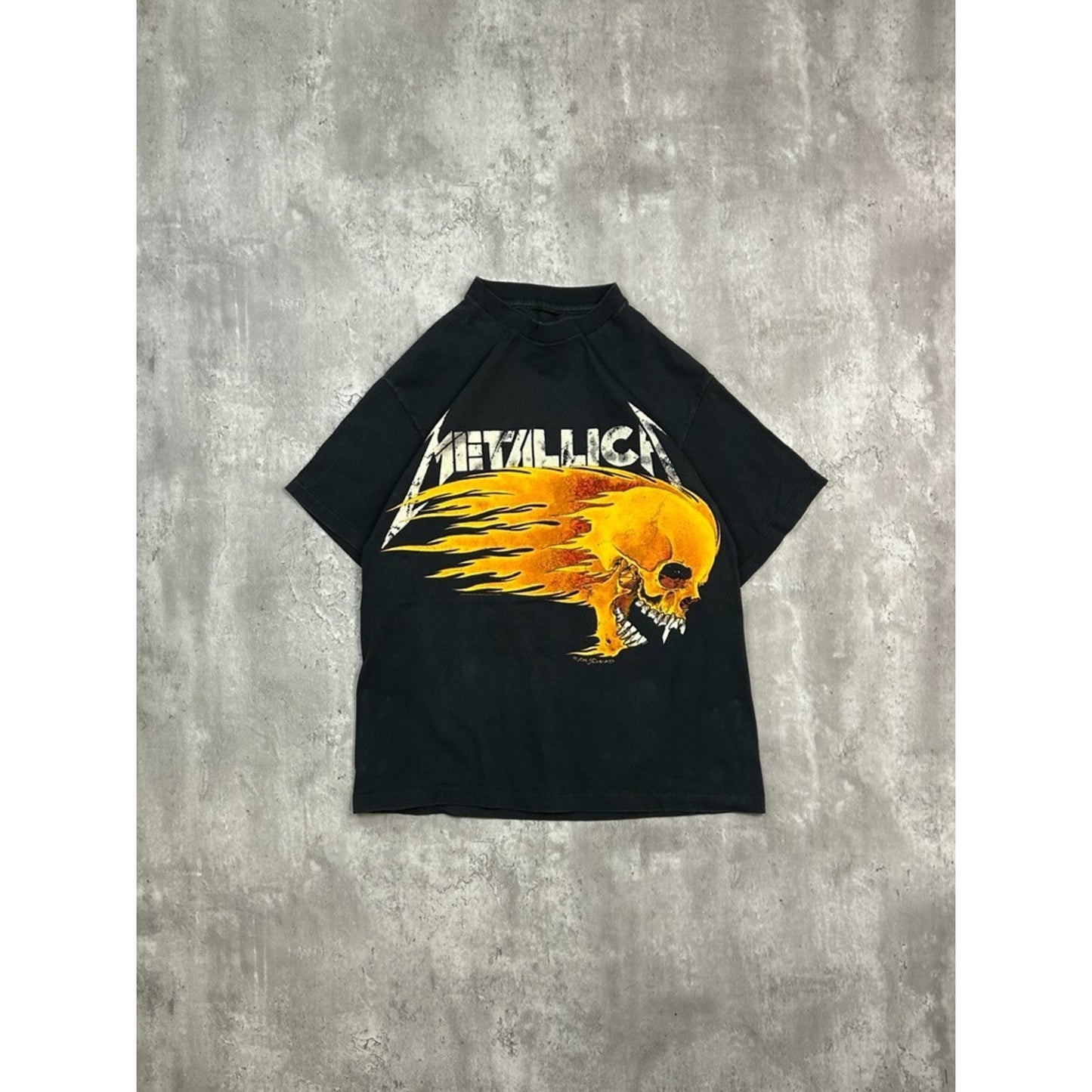 Vintage 1994 Metallica Summer Sh*t Pushead Skull Graphic Rock Music T-Shirt Med