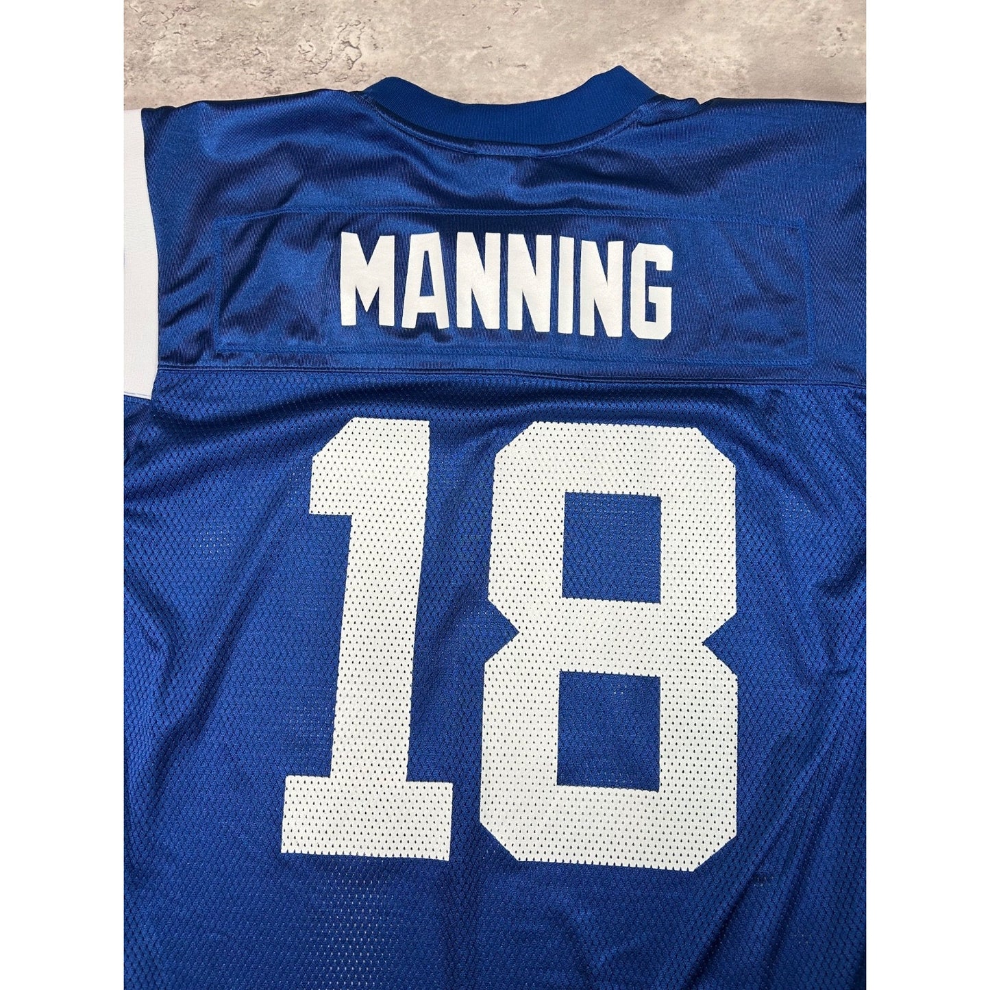 Vintage Peyton Manning #18 Indianapolis Colts NFL Reebok Football Jersey Medium