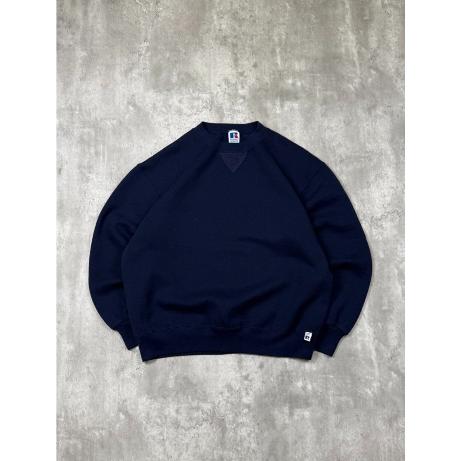 Vintage 90s Russell Athletics Blank Pullover Crewneck Sweatshirt Size Large