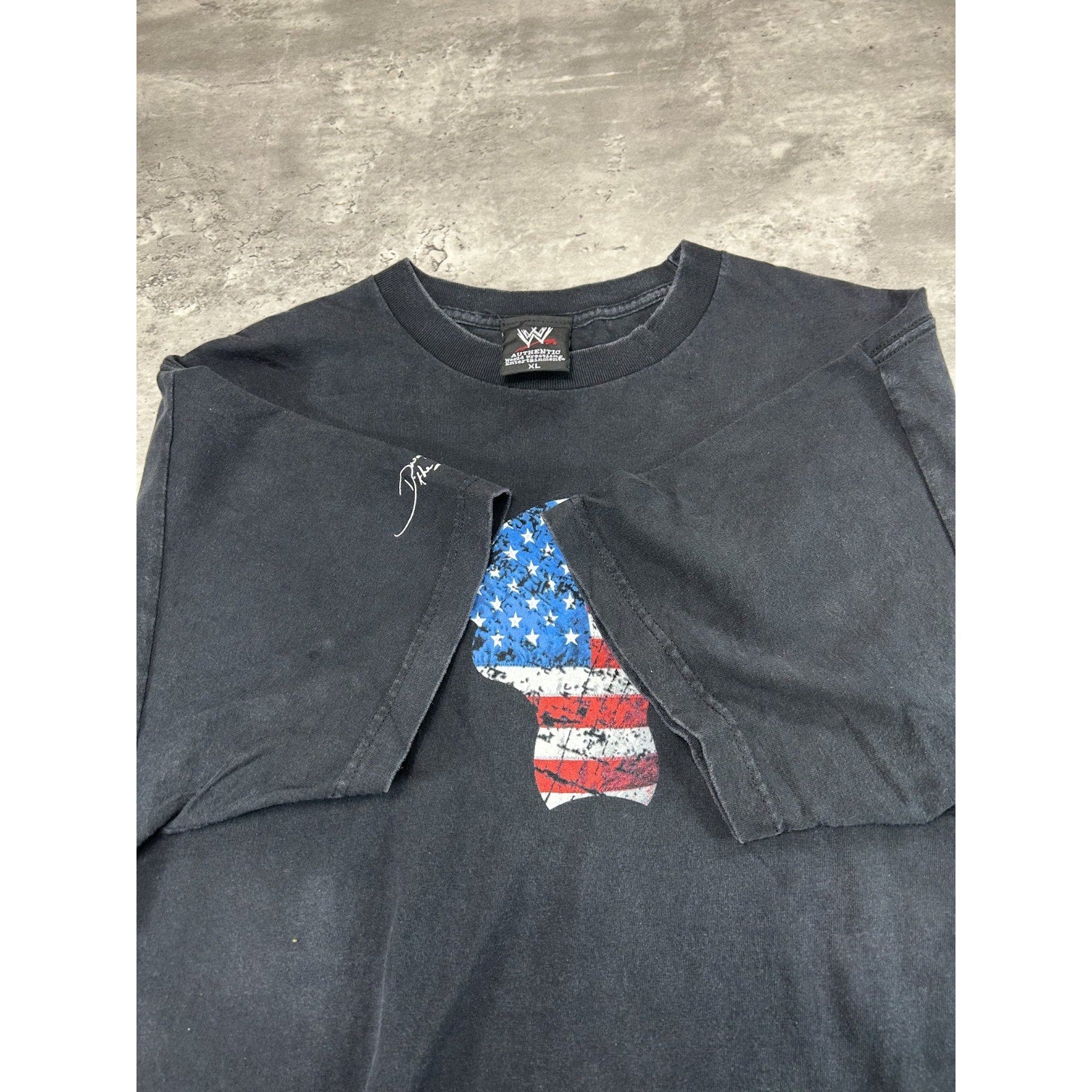 WWE The Rock Team Bring IT Wrestling Graphic T-Shirt Size XL Black
