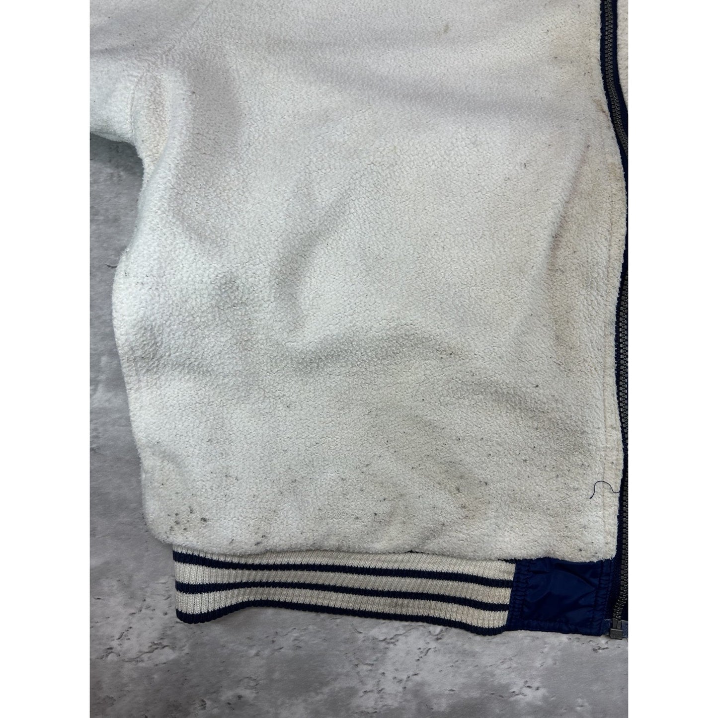 Vintage 90s Adidas Embroidered Trefoil Reversible Full Zip Hooded Jacket Size L