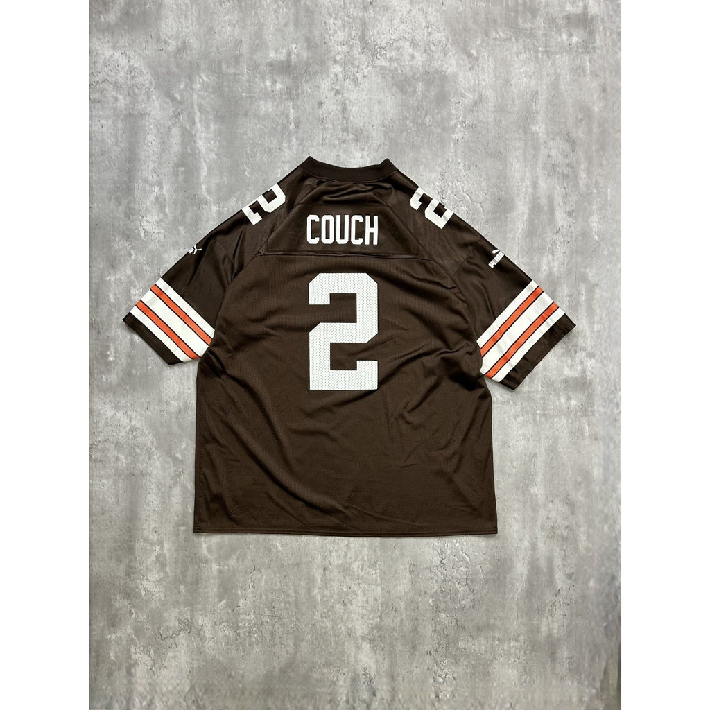 Vintage Tim Couch #2 Cleveland Browns NFL Puma Football Jersey Size 2XL