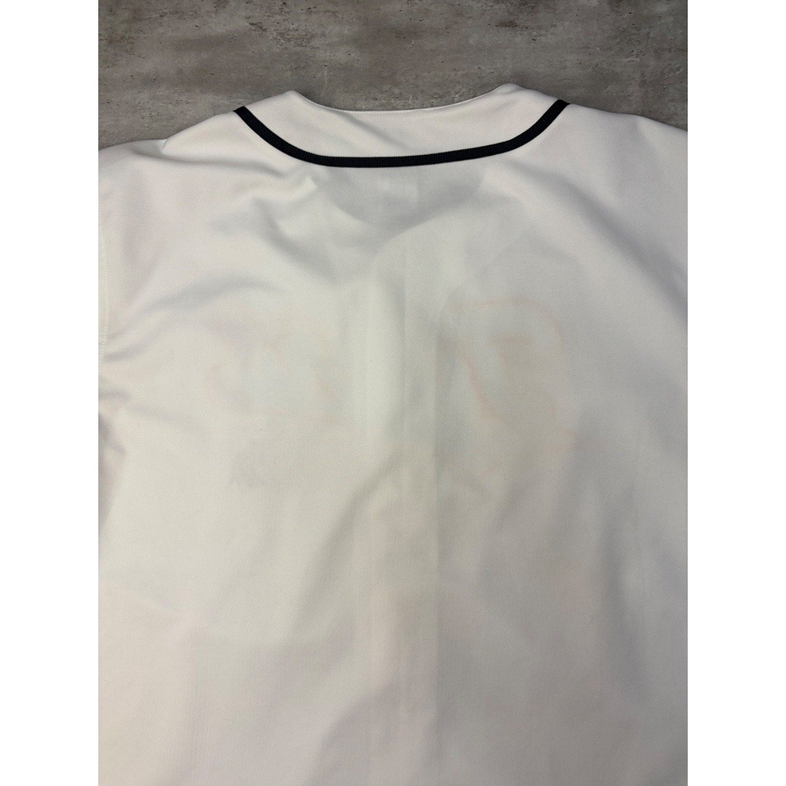 Vintage Detroit Tigers MLB Stitched Tailsweep Spellout Baseball Jersey Size 2XL