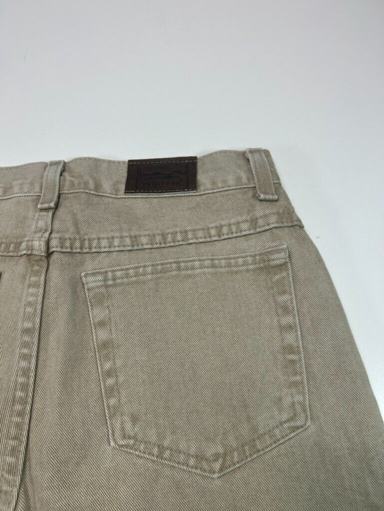 Vintage L.L. Bean Double L Classic Fit Khaki Denim Pants Size 31