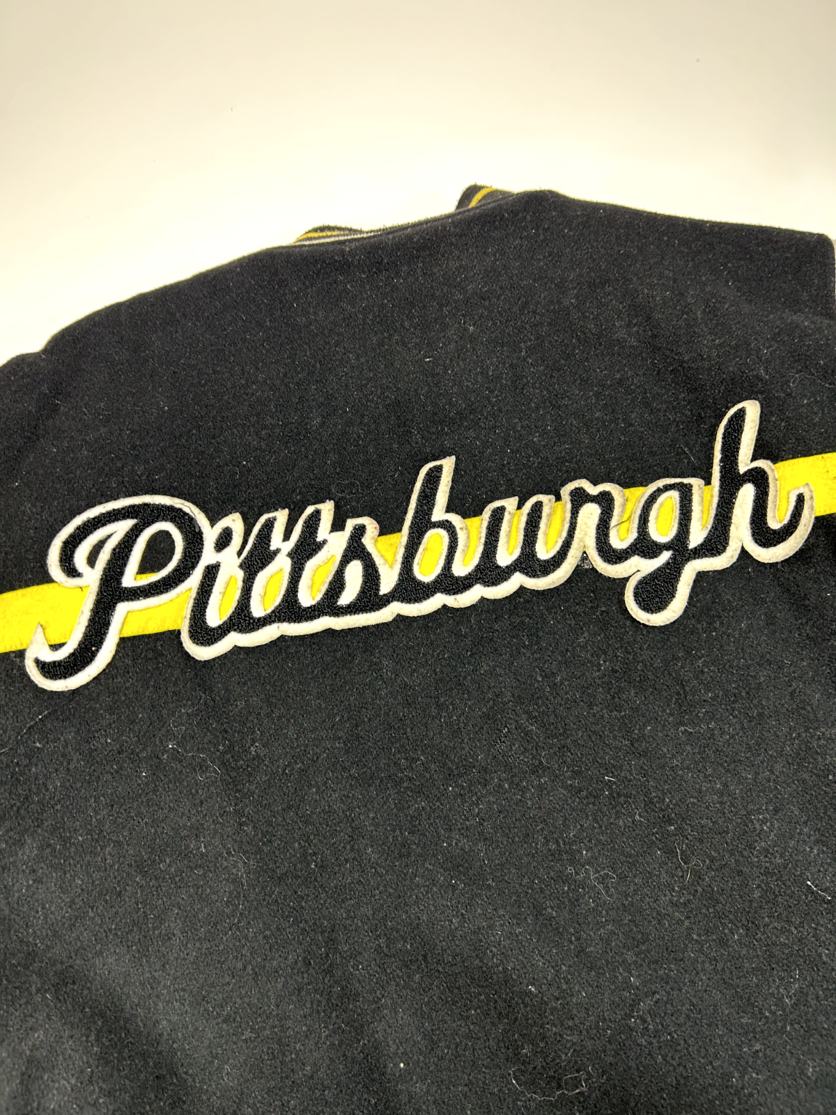 Vintage Pittsburgh Crawfords NLMB Embroidered Spellout Bomber Jacket Size 3XL