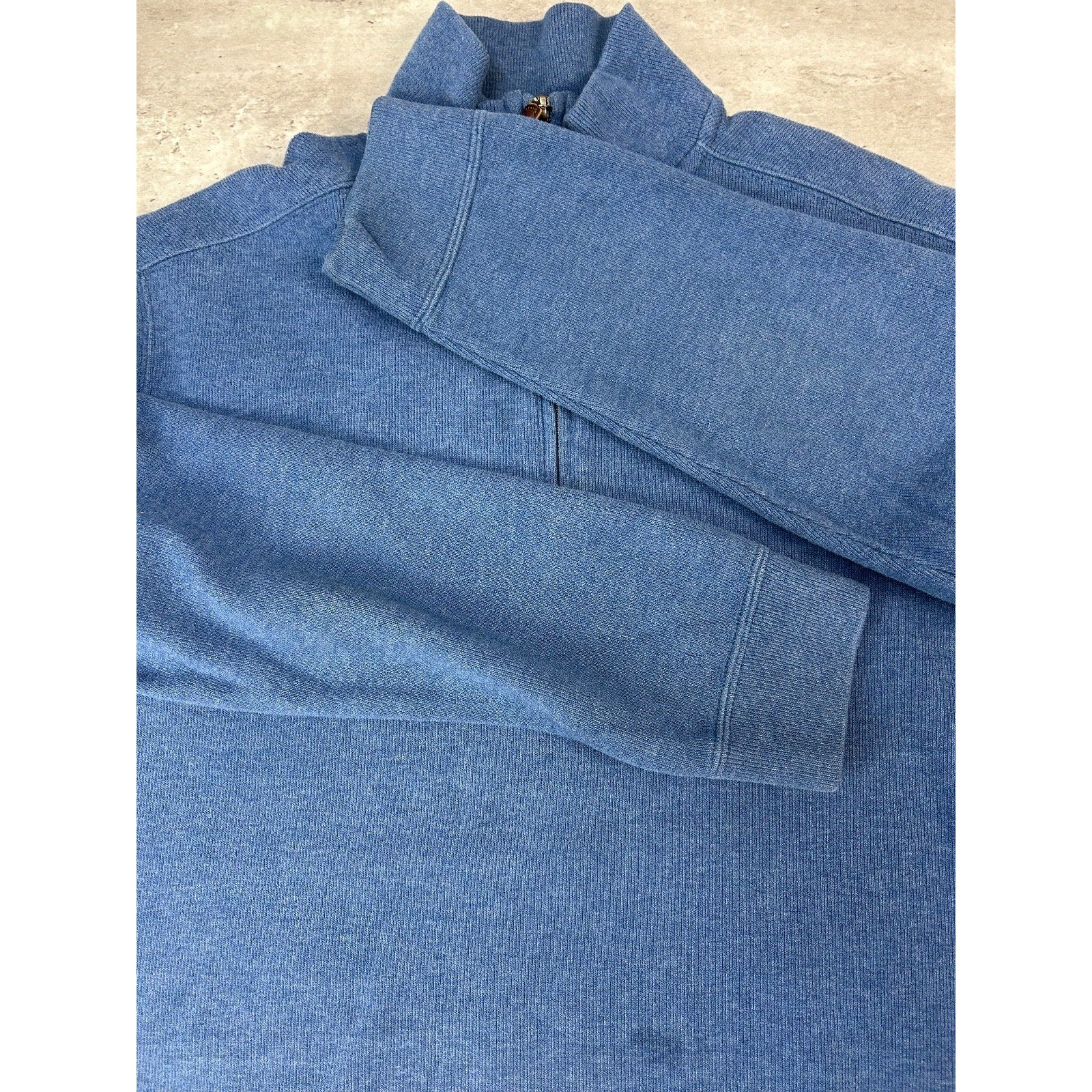 Vintage Polo Ralph Lauren Embroidered Pony 1/4 Zip Sweatshirt Size Large