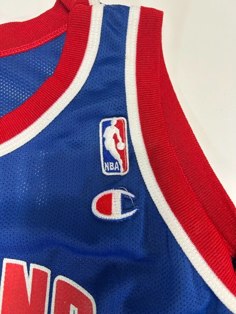 Vintage Grant Hill #33 Detroit Pistons NBA Champion Jersey Size YOUTH Large