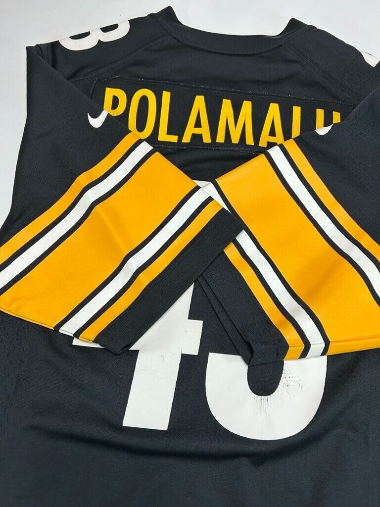 Troy Polamalu #43 Pittsburgh Steelers NFL Nike Football Jersey Size Medium