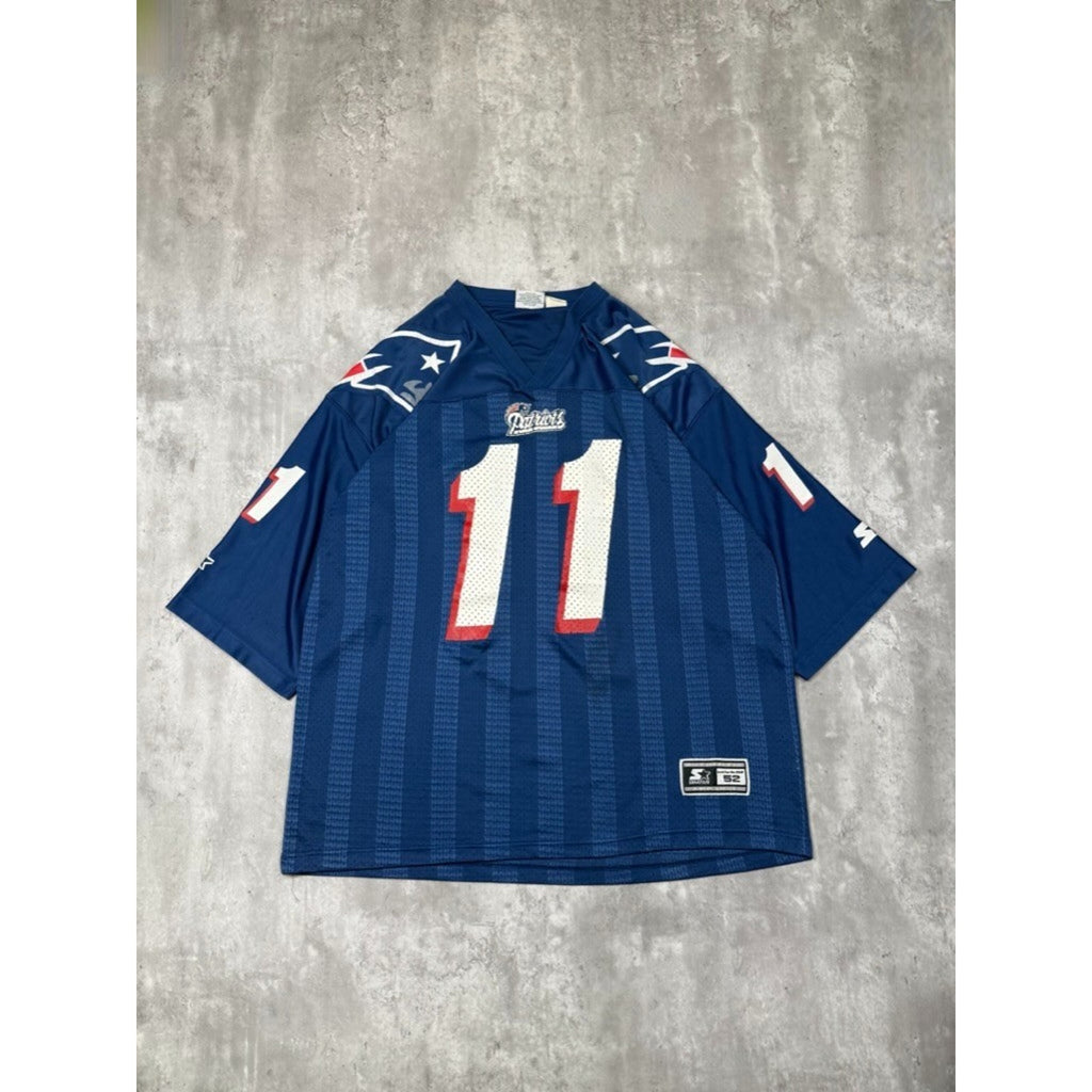 Vintage Drew Bledsoe #11 New England Patriots NFL Football Jersey Size XL