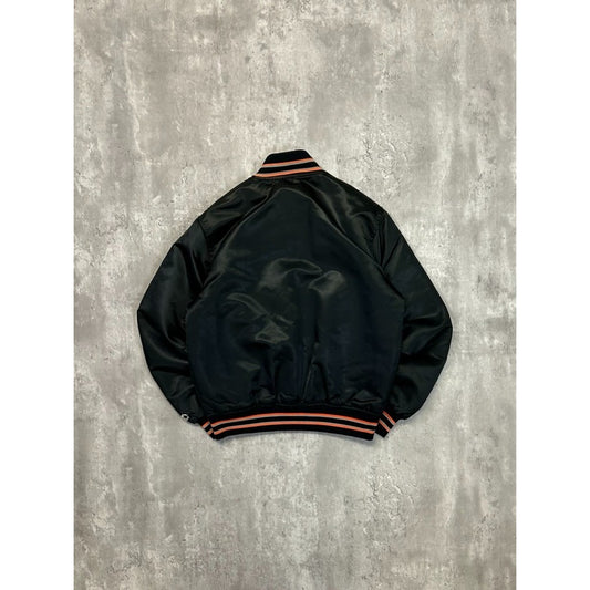 Vintage 80s/90s San Francisco Giants MLB Embroidered Satin Bomber Jacket Medium