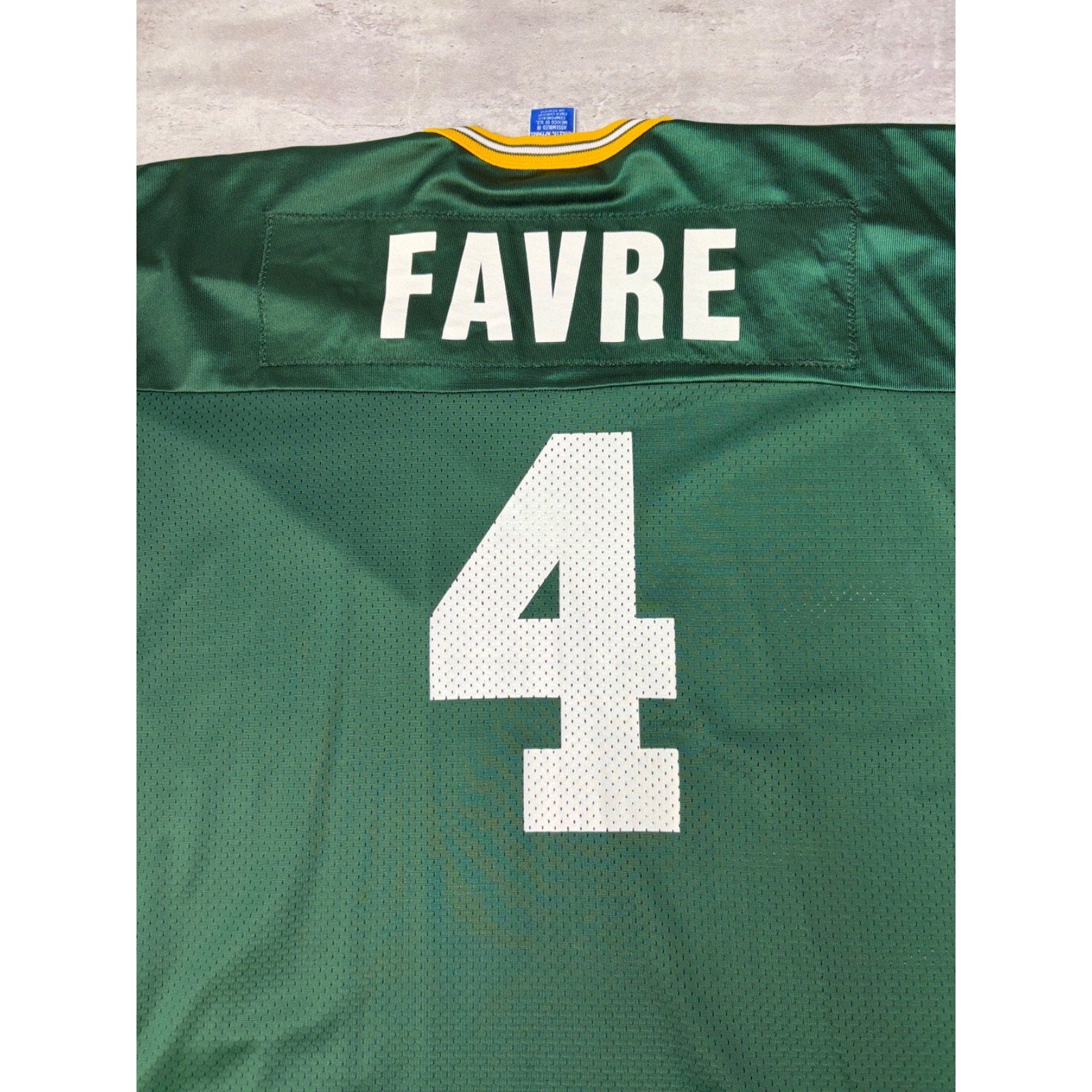 Vintage Brett Favre #4 Green Bay Packers NFL Football Jersey Size XL