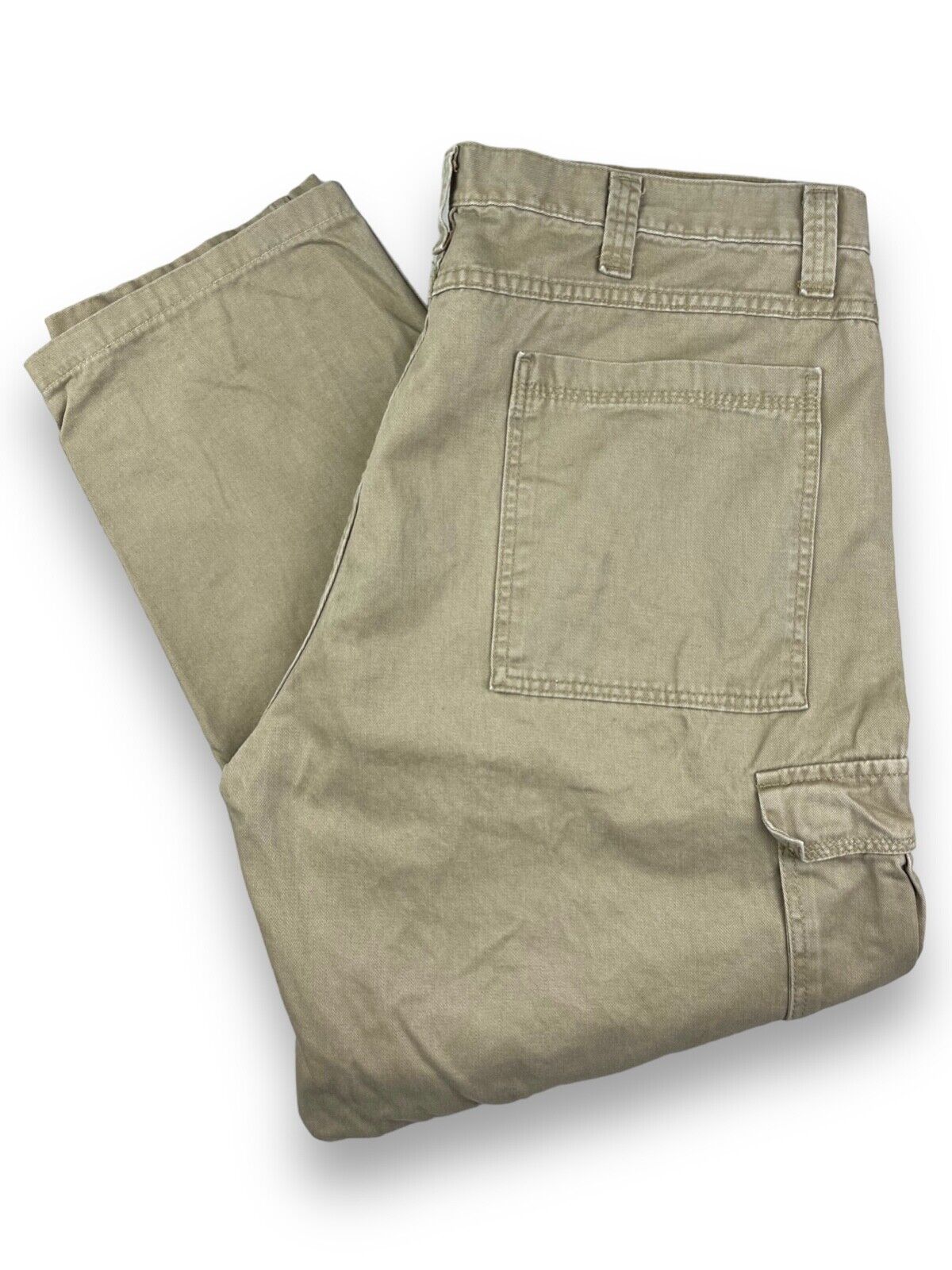 Wrangler Cargo Khaki Relaxed Fit Pants Size 40W Beige