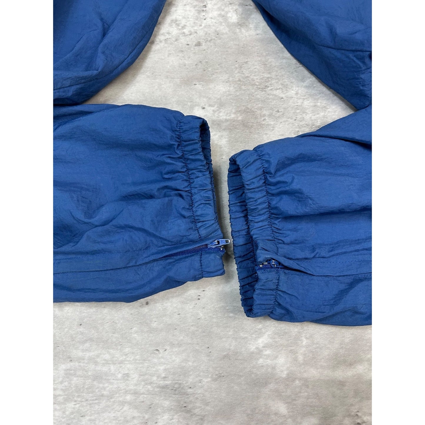 Vintage Nike Embroidered Mini Swoosh Splash Pants Size XL YOUTH Blue