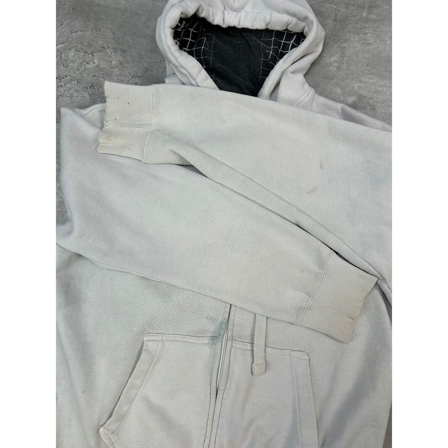 Vintage 2000s Fox Riders Co. Embroidered Full Zip Hooded Sweatshirt Size Large