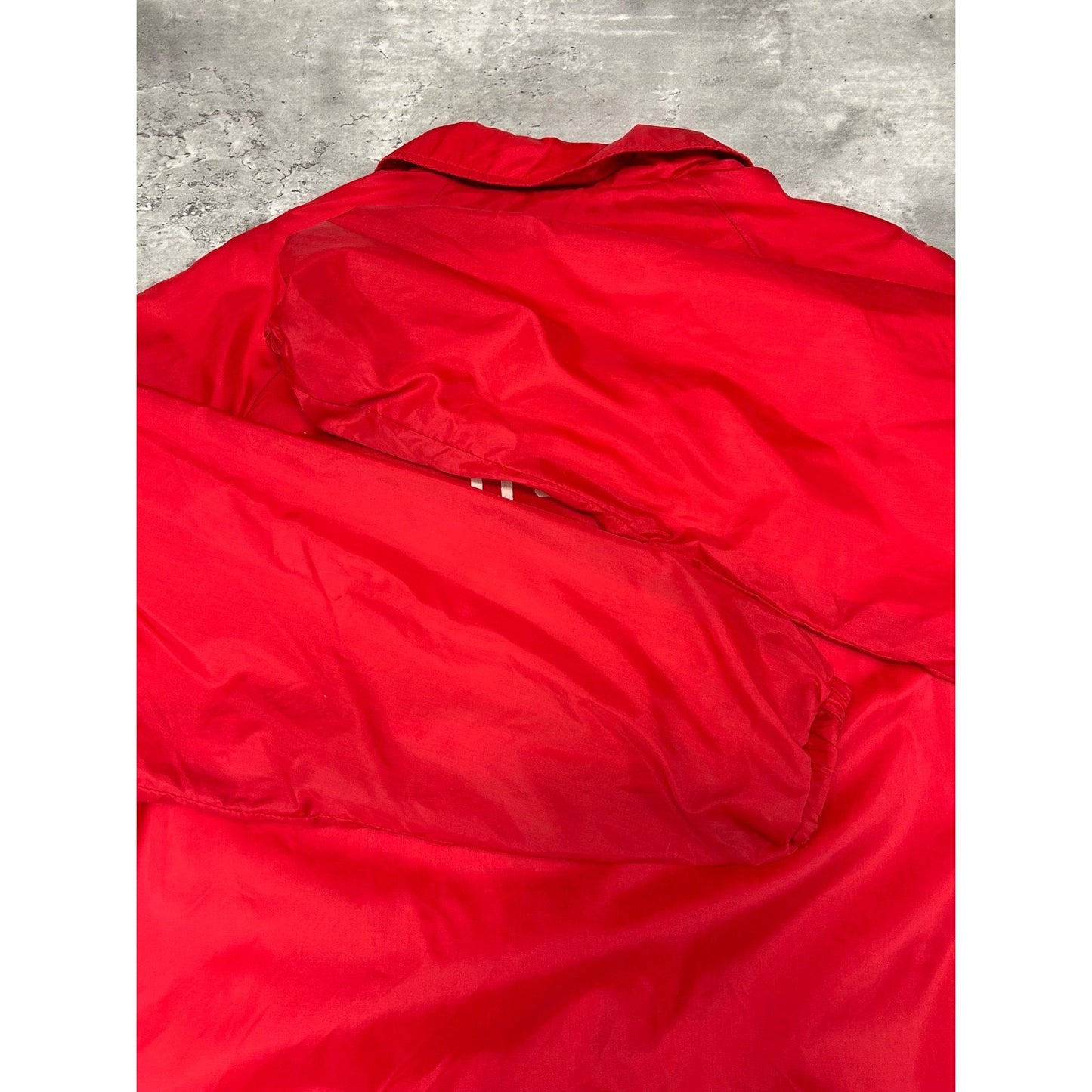 Vintage 70s/80s U Of C NCAA Graphic Spellout Coaches Jacket Size XL