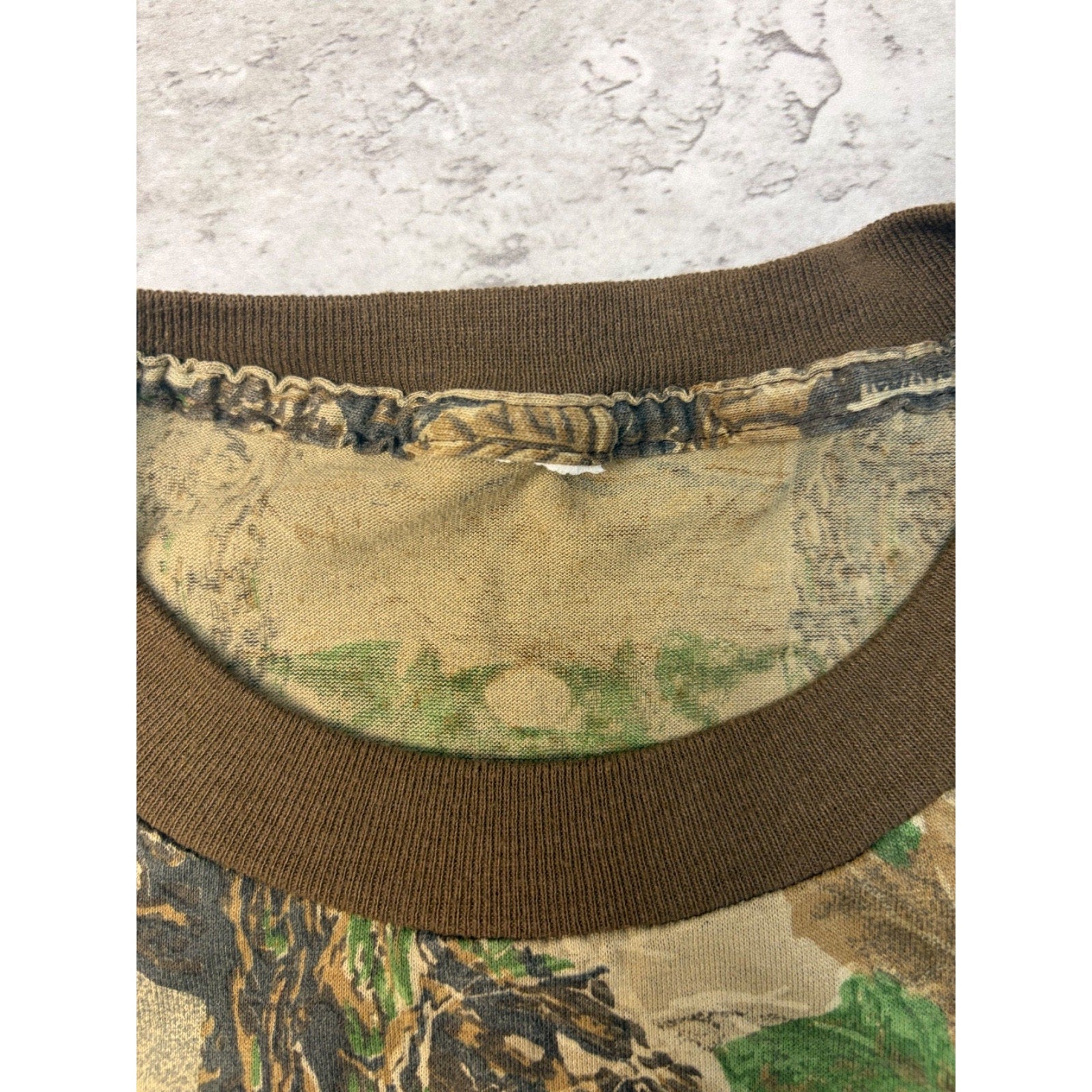 Vintage Realtree Camo Hunting T-Shirt Size Large