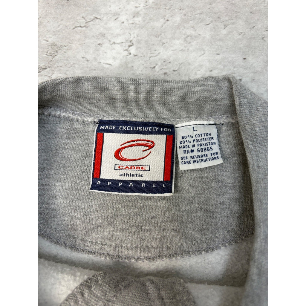 Vintage Wisconsin Badgers NCAA Embroidered Spellout Sweatshirt Size Large