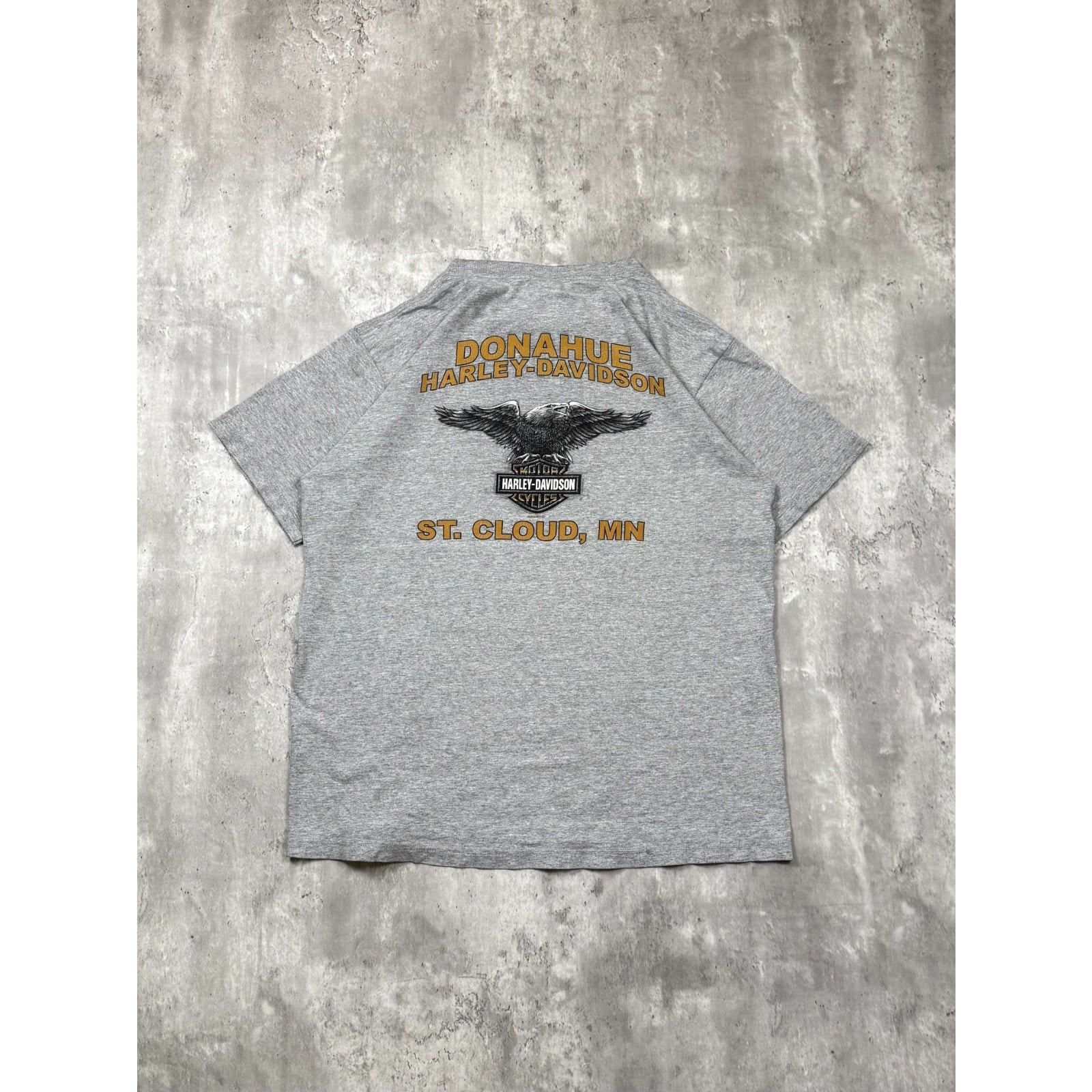 Vintage Harley Davidson Graphic Spellout Logo T-Shirt Size XL