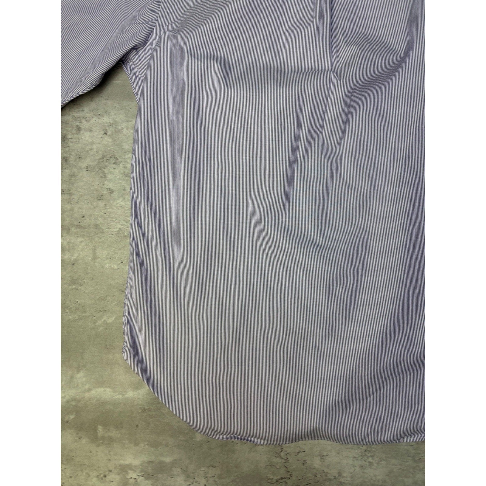 Vintage Polo Ralph Lauren Embroidered Pony Striped Button Up Shirt Size Large