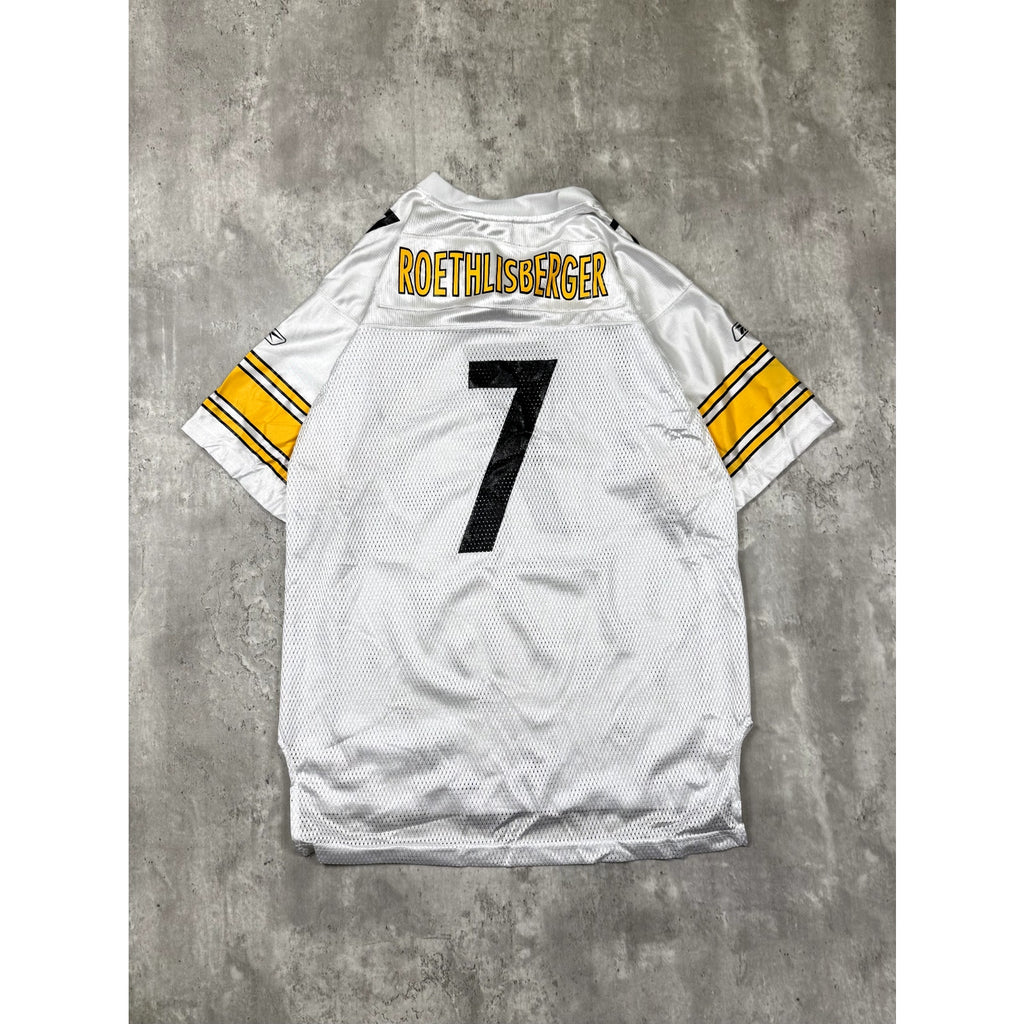 Vintage Ben Roethlisberger #7 Pittsburgh Steelers NFL Reebok Jersey Sz XL YOUTH