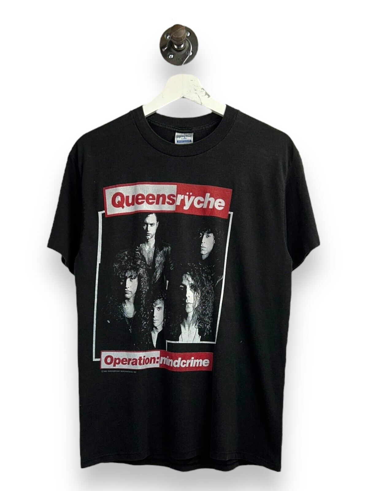 Vtg 1989 Queensryche Operation: Mindcrime Tour Metal Music T-Shirt Size Large