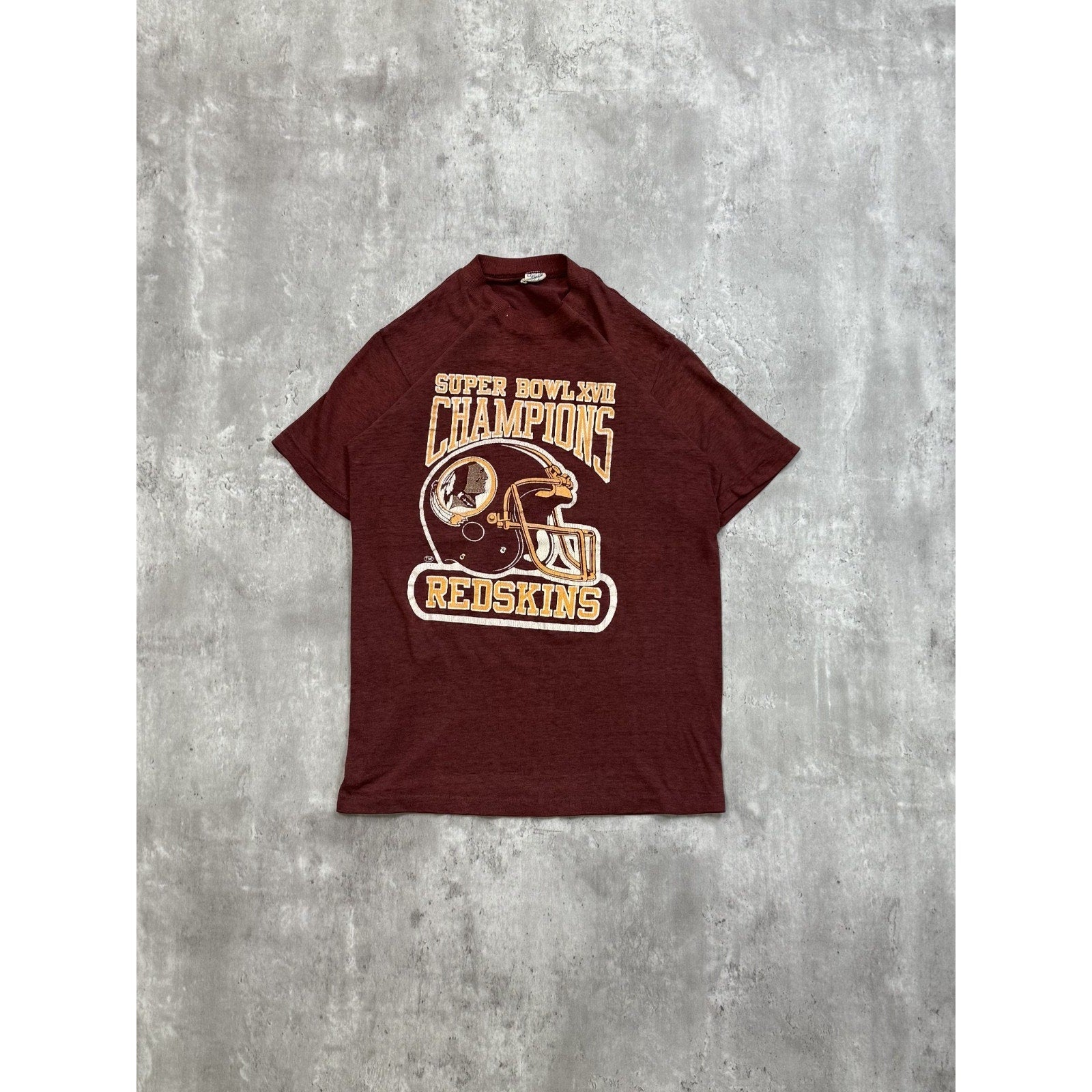 Vintage 1983 Washington Redskins NFL Super Bowl XVII Champs T-Shirt Size Medium