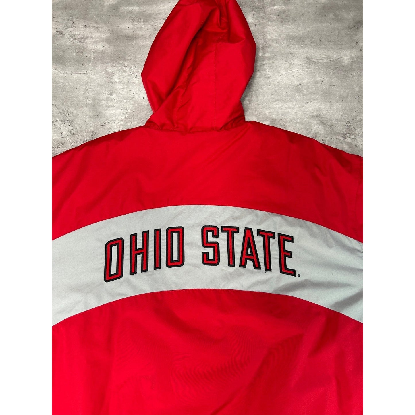 Vintage 2000s Ohio State Buckeyes NCAA Full Zip Hooded Nike Jacket Size XL