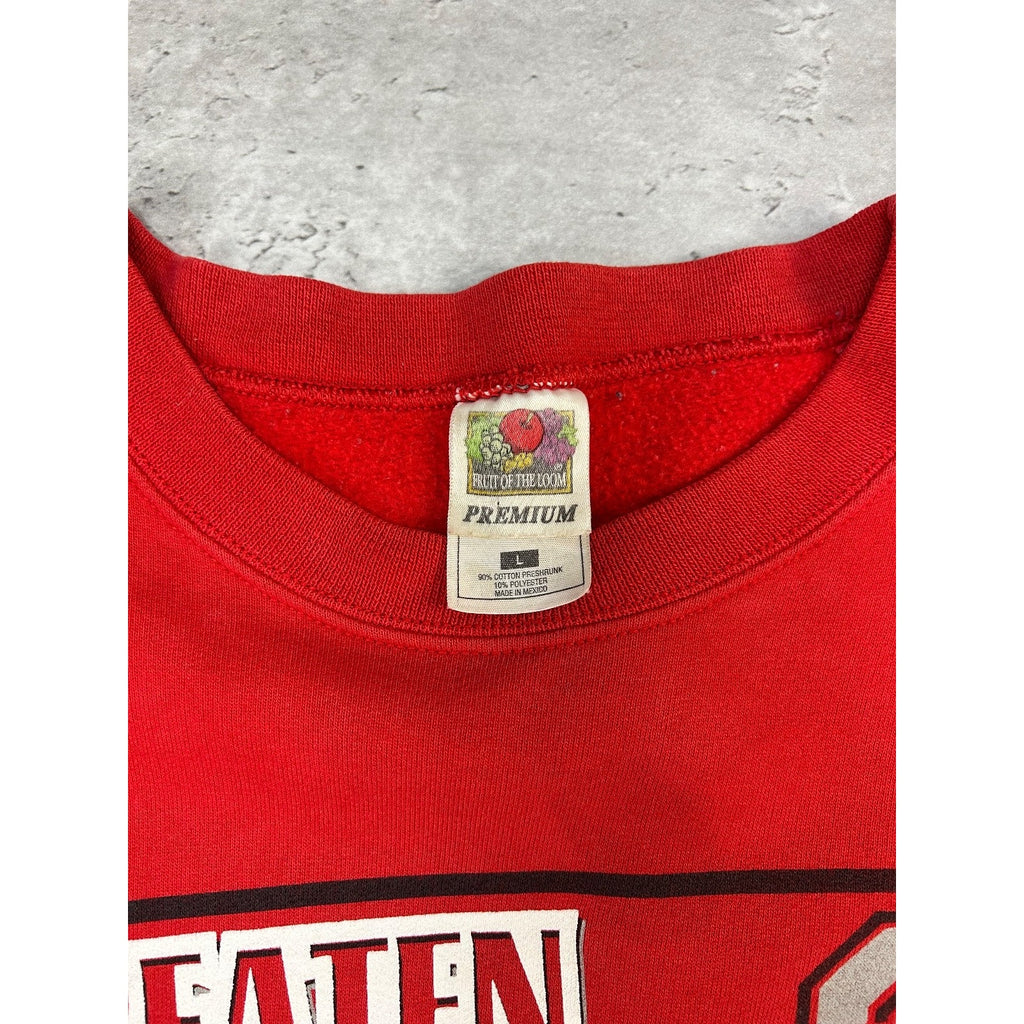 Vintage 2002 Ohio State Buckeyes NCAA Undefeated Football Sweatshirt YOUTH Large