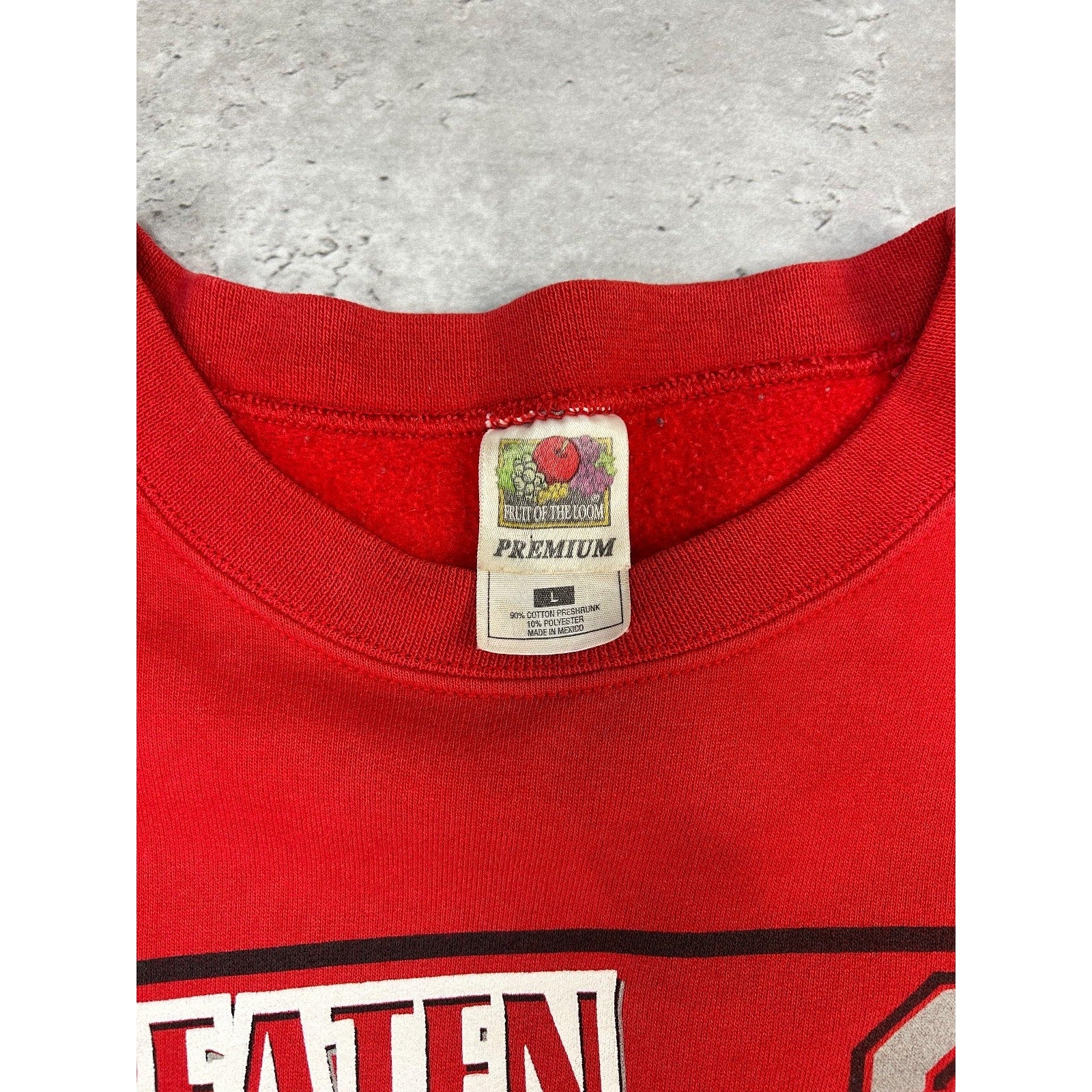 Vintage 2002 Ohio State Buckeyes NCAA Undefeated Football Sweatshirt YOUTH Large