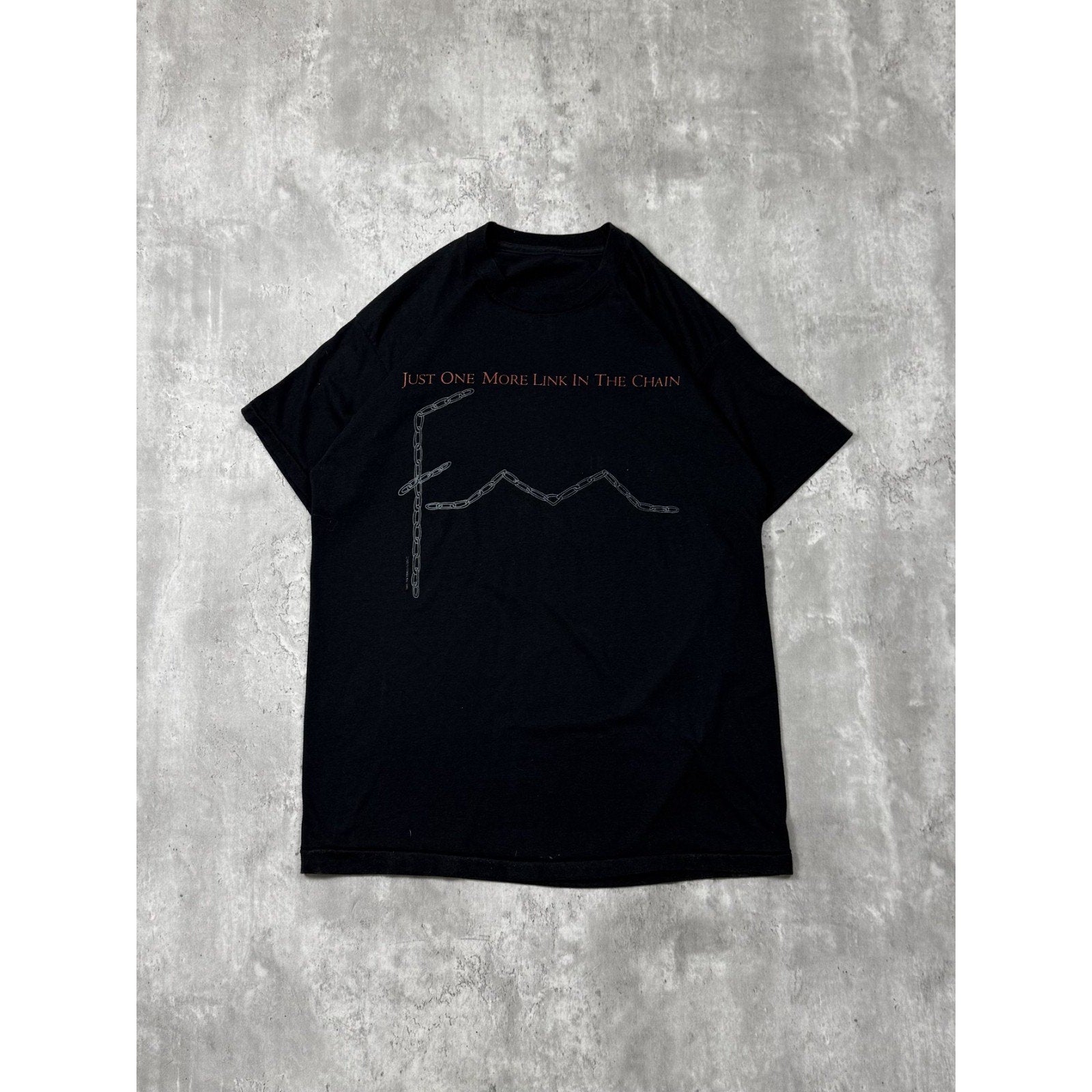 Vintage 1987 Fleetwood Mac Just One More Link In The Chain T-Shirt Size Large