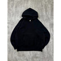 Vintage 90s Camber Black Hooded Pullover Sweatshirt Size 2XL