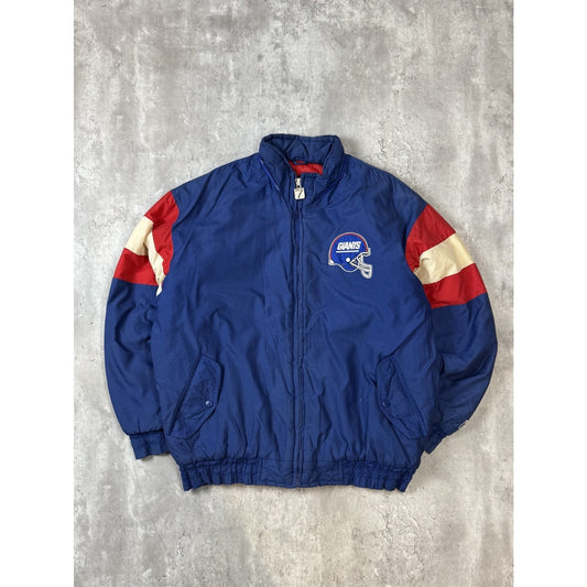 Vintage 90s New York Giants NFL Insulated Full Zip Football Jacket Size Large