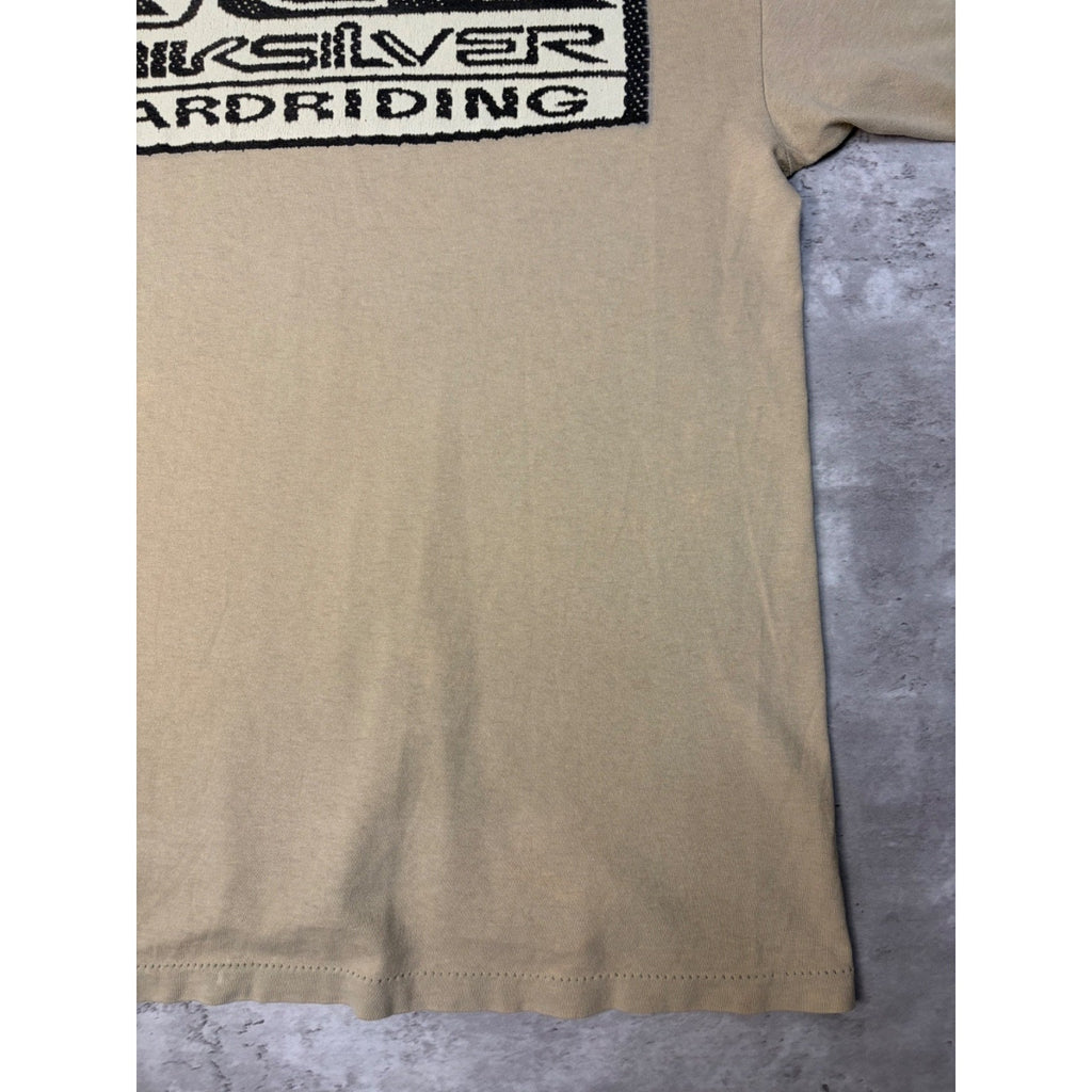 Vintage Y2K Quiksilver Boardriding Graphic Surf T-Shirt Size Large