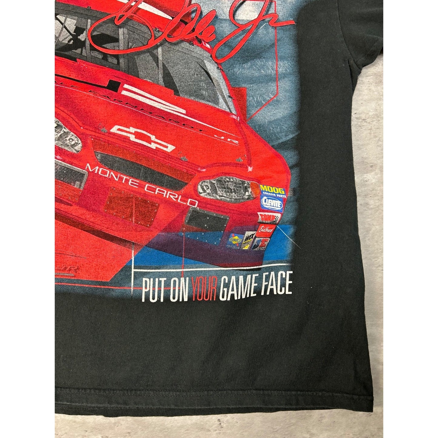 VTG Dale earnhardt Jr #8 Nascar Budweiser Racing All Over Print T-Shirt Size XL