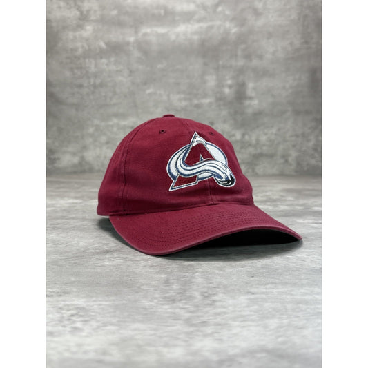 VTG 90s Colorado Avalanche Embroidered NHL Embroidered Hockey Snapback Hat OSFA