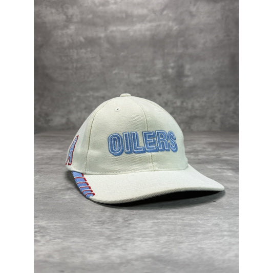 Vintage 90s Houston Oilers NFL Sports Specialties Embroidered Strapback Hat OSFA