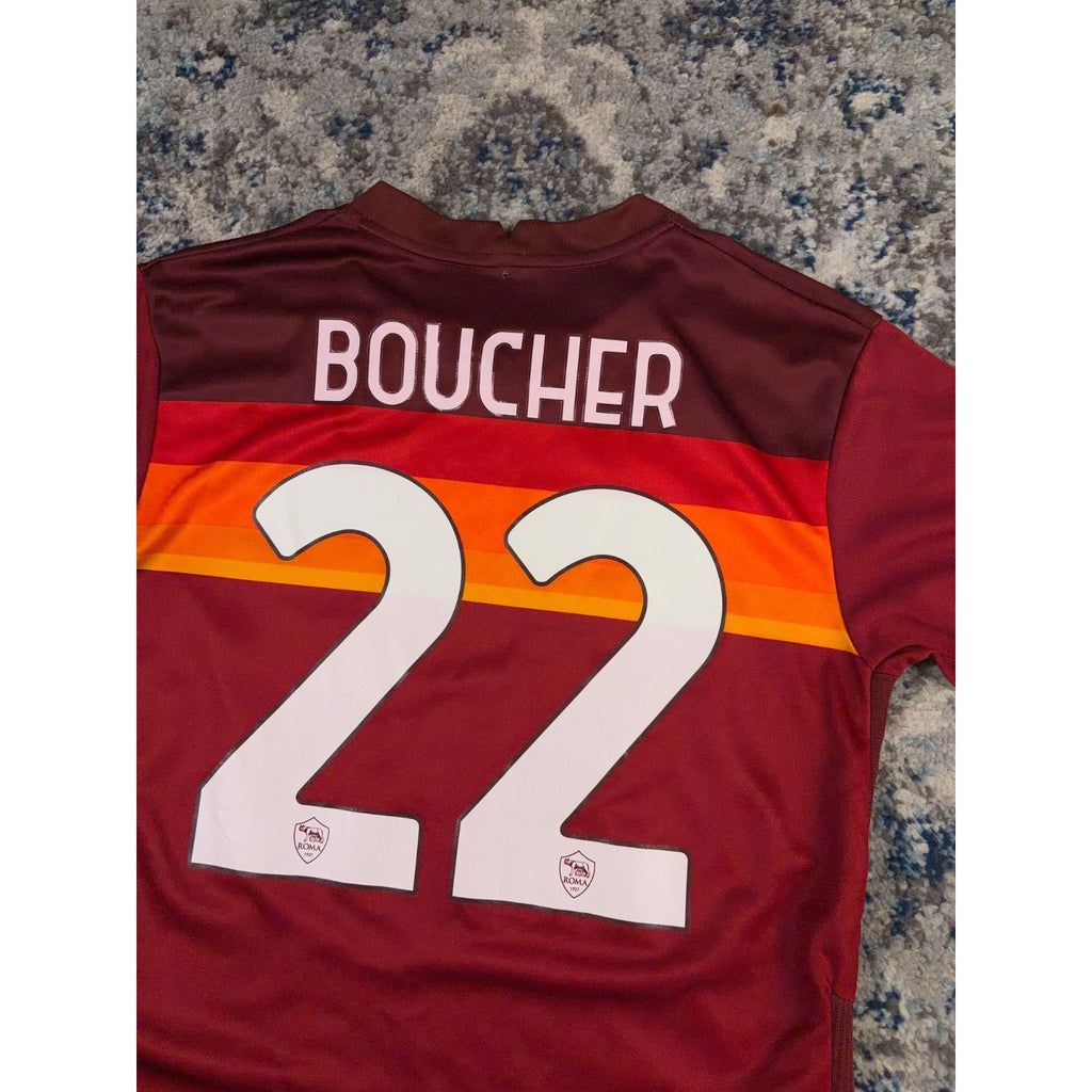 Vintage A.S. Roma Nike Embroidered Logo Soccer Jersey Size Small