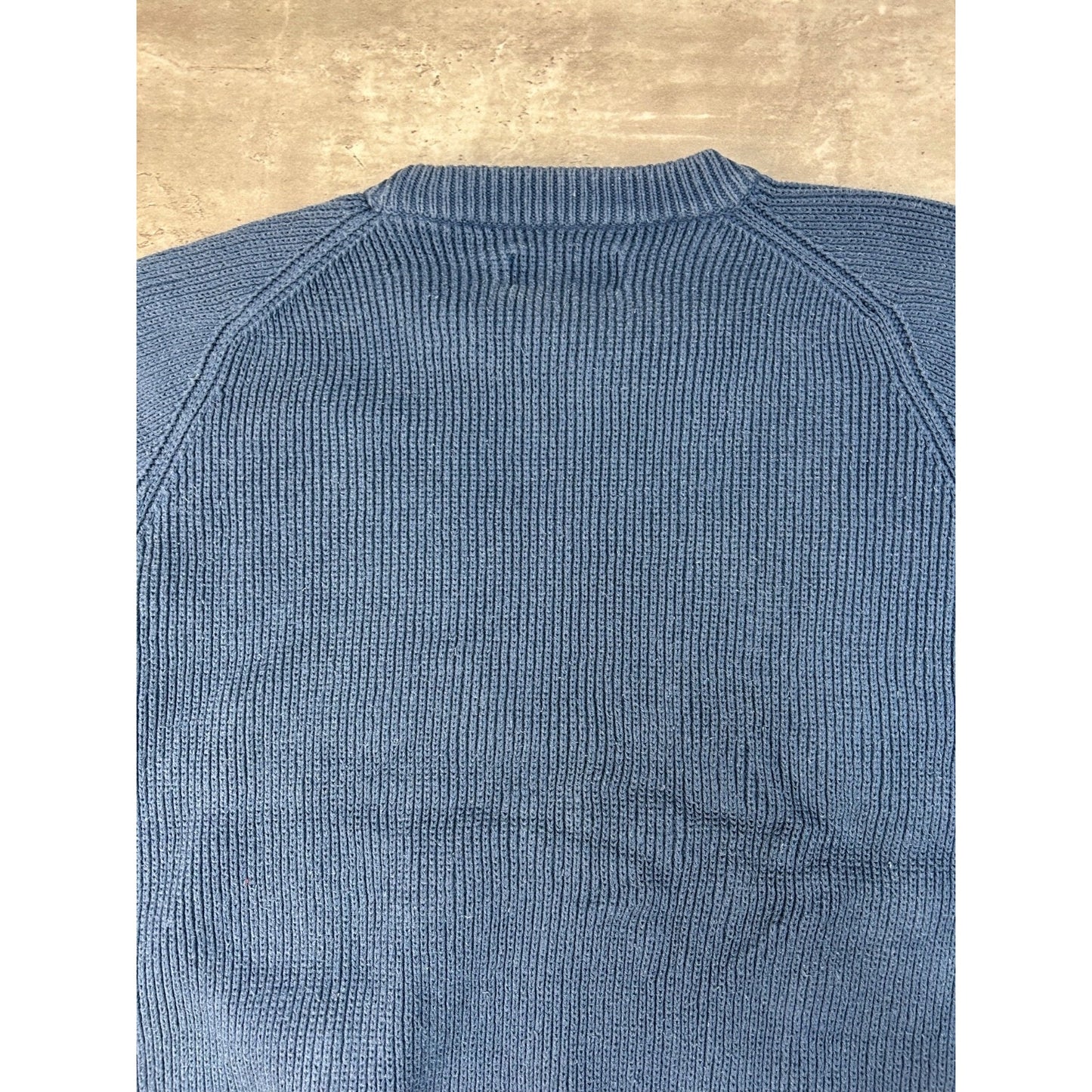 Vintage 90s Eddie Bauer Solid Ribbed Pullover Knit Sweater Size Large