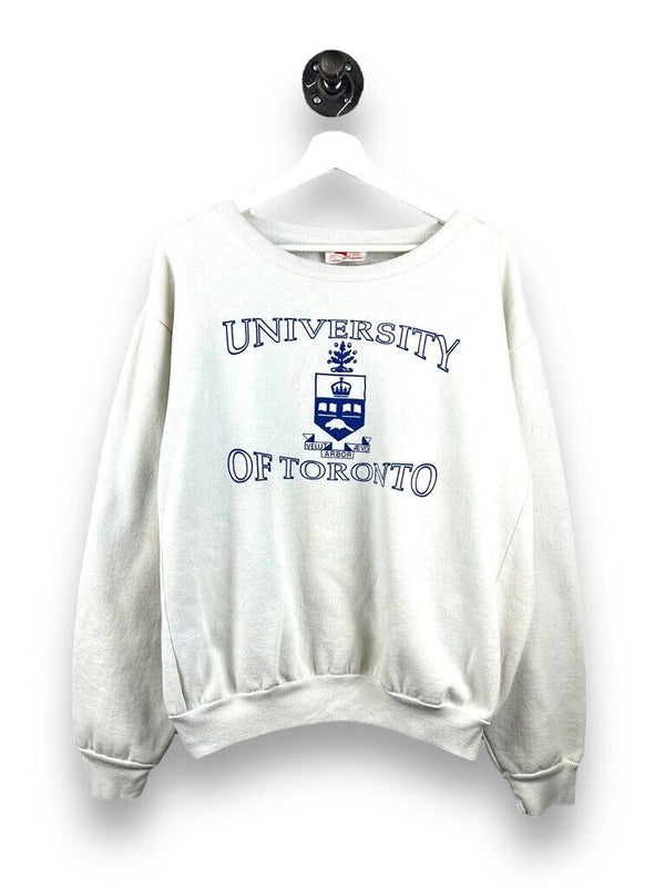 Vintage 80s/90s University Of Toronto Collegiate Spell Out Sweatshirt Size XL